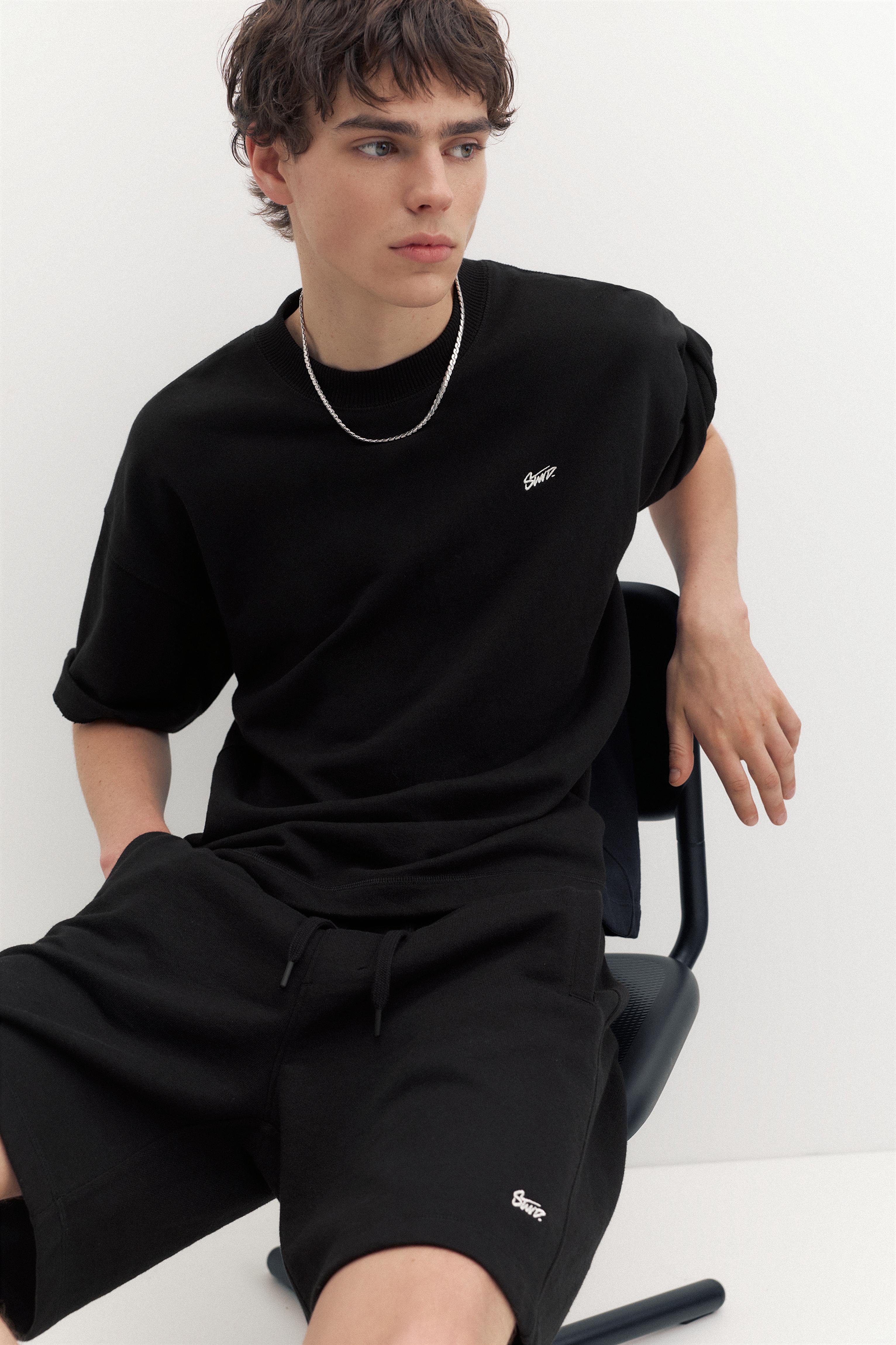 Short sleeve STWD sweatshirt — Black