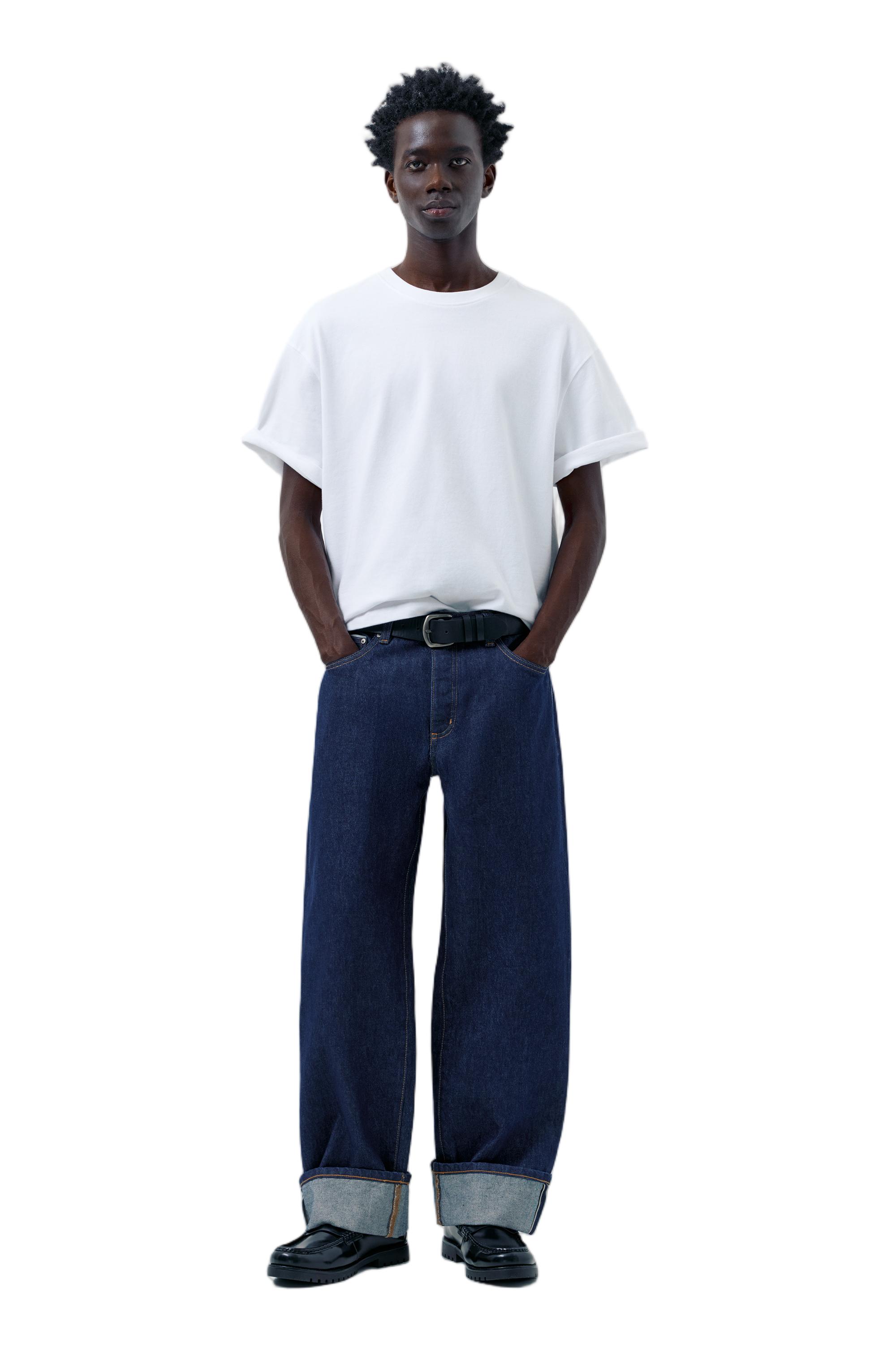 Selvedge straight fit jean - Görsel 36