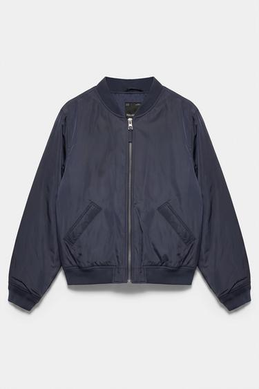 Padded bomber jacket — Dark blue 5