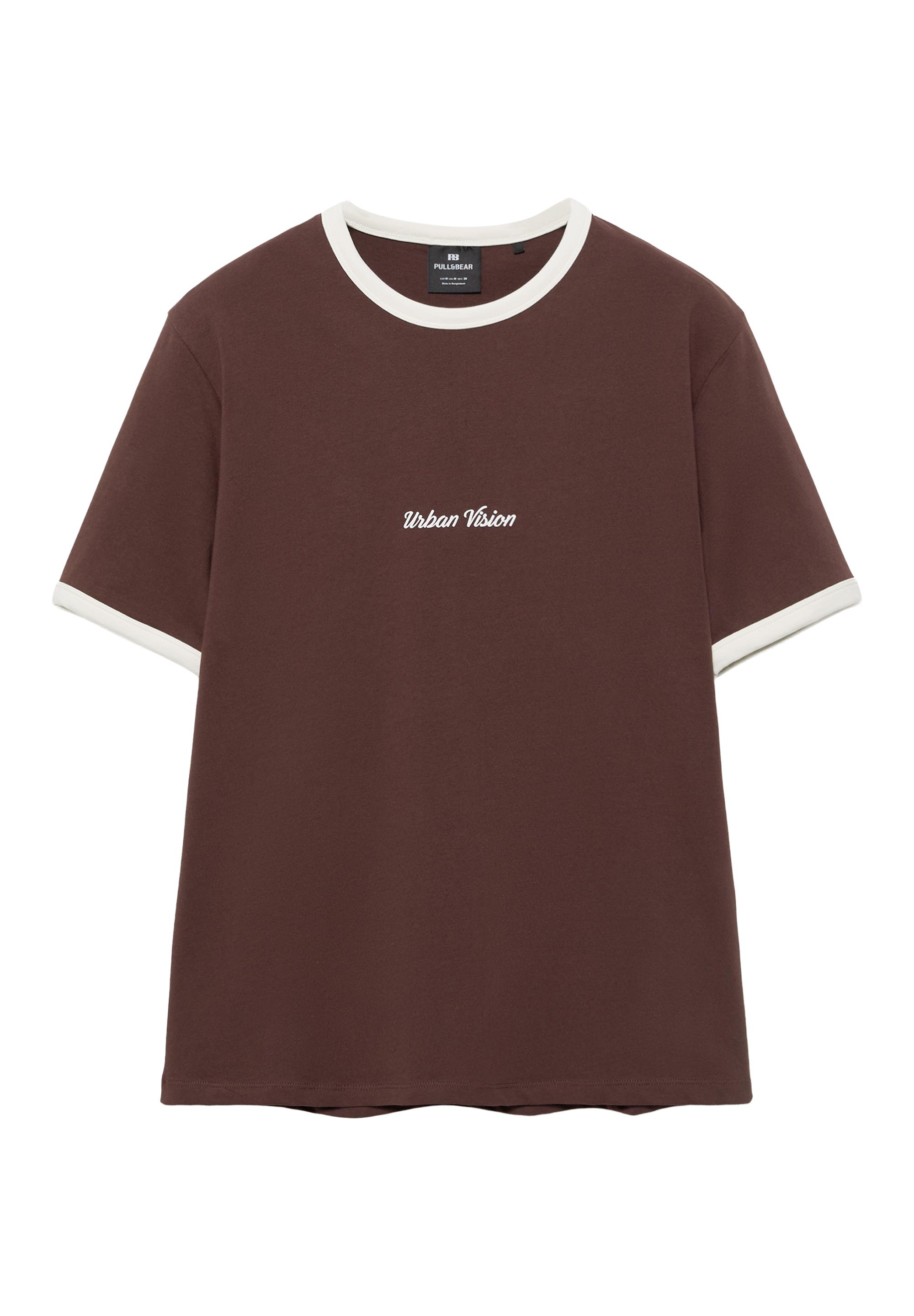 Grafik ribanalı kısa kollu t-shirt - Görsel 8