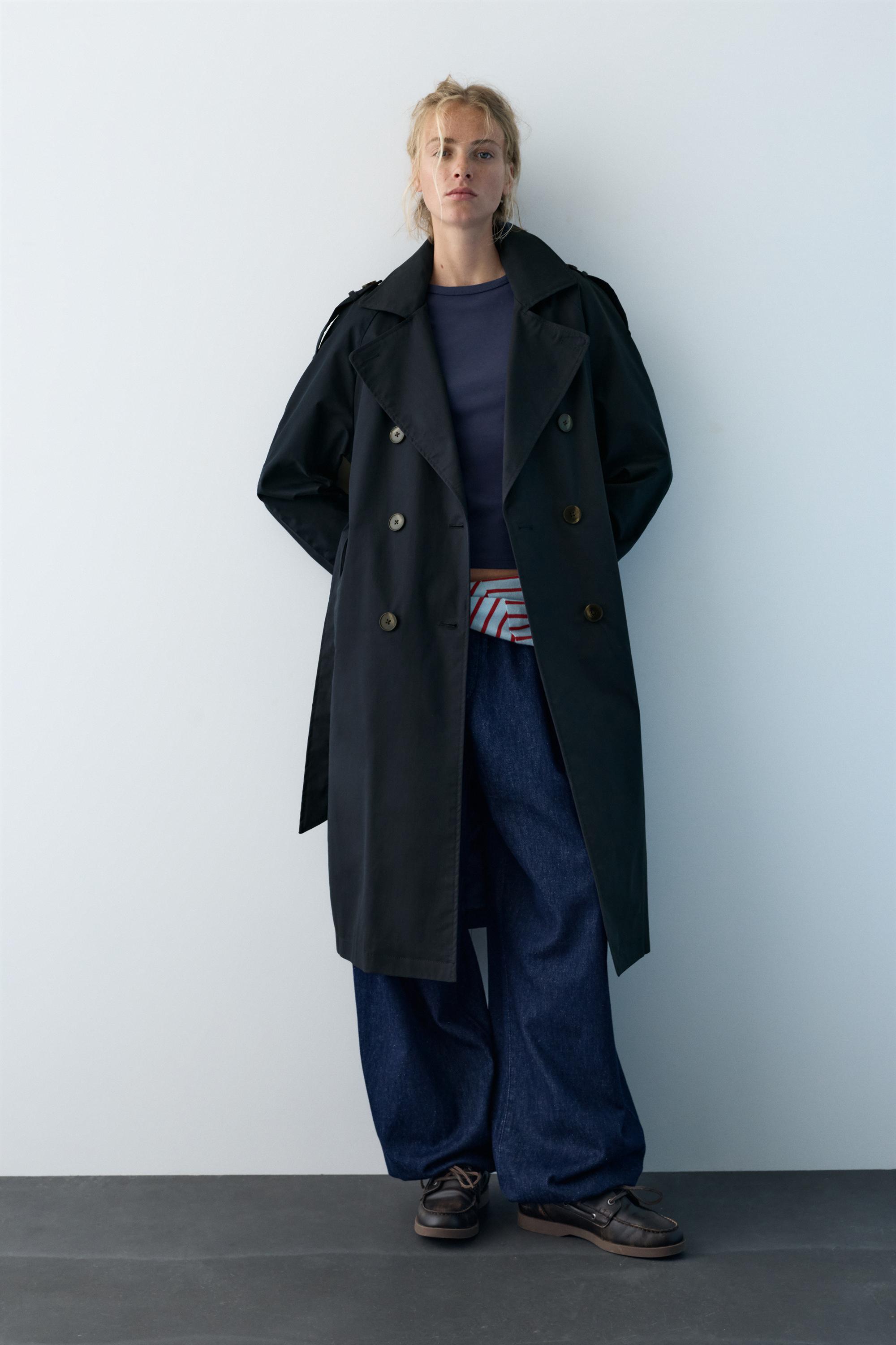 Kemerli uzun trençkot - Görsel 70