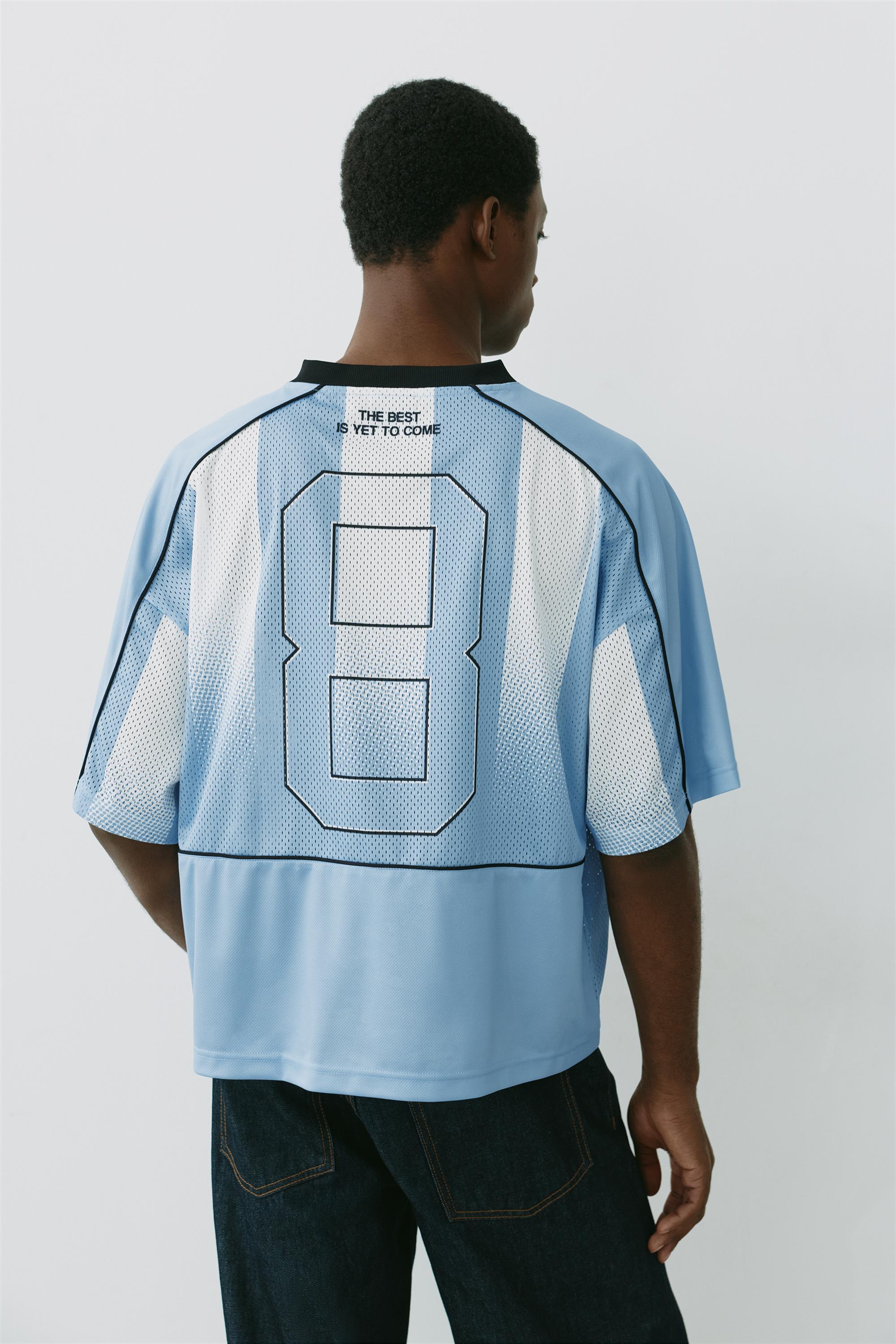 STWD boxy T-shirt — Sky blue