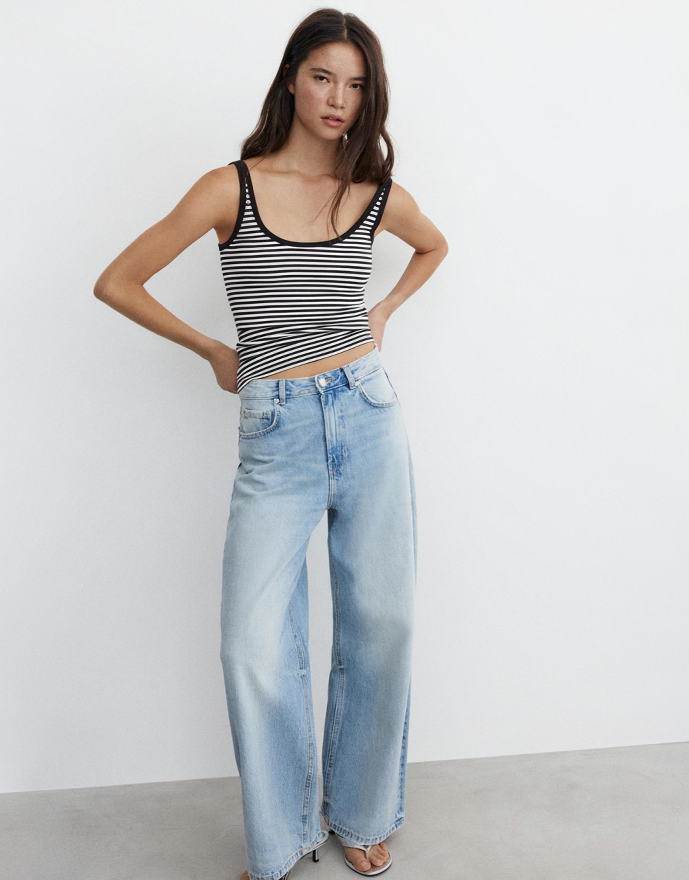 Modal tank top — Striped