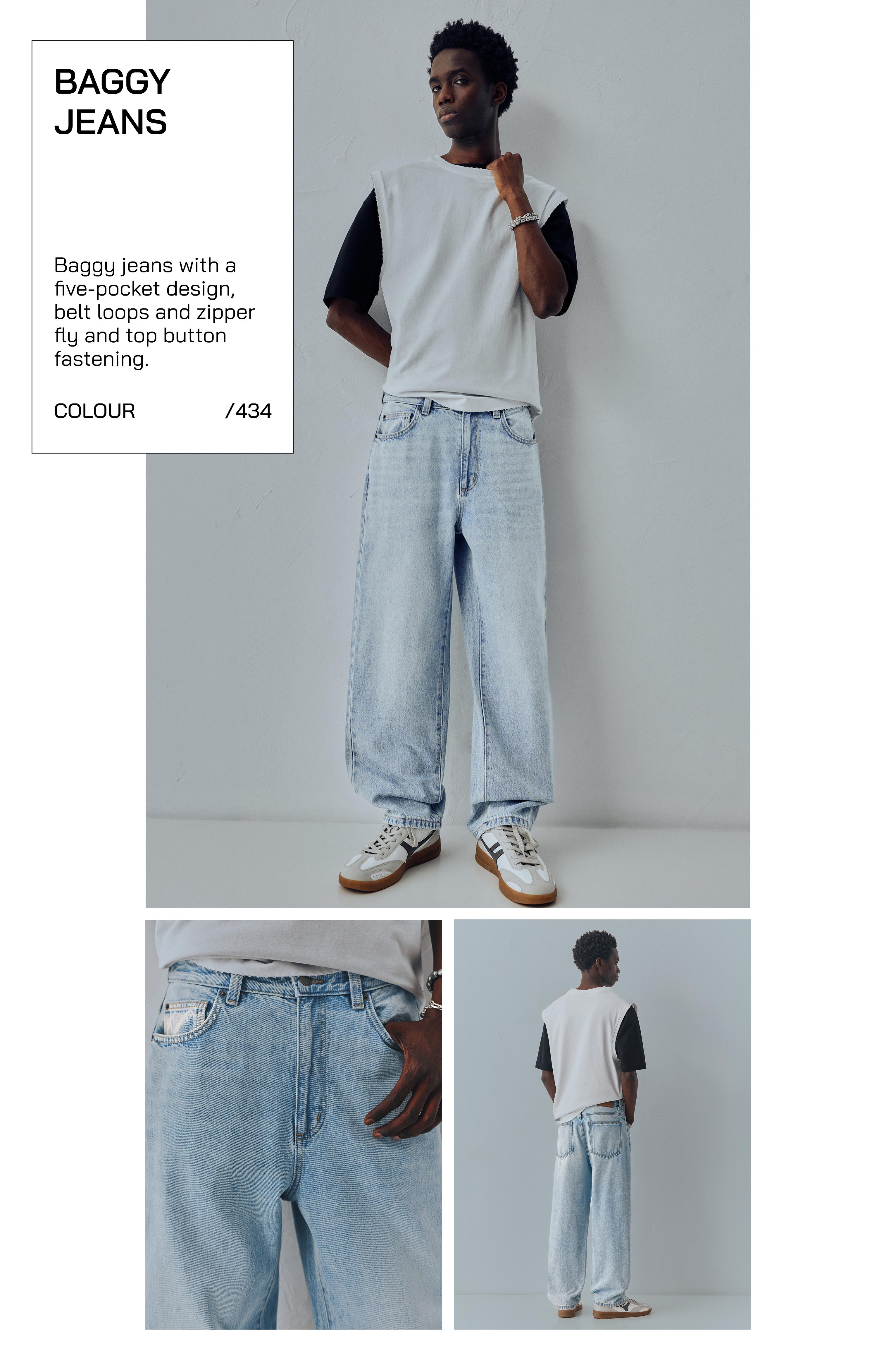 Baggy jeans — Pale indigo