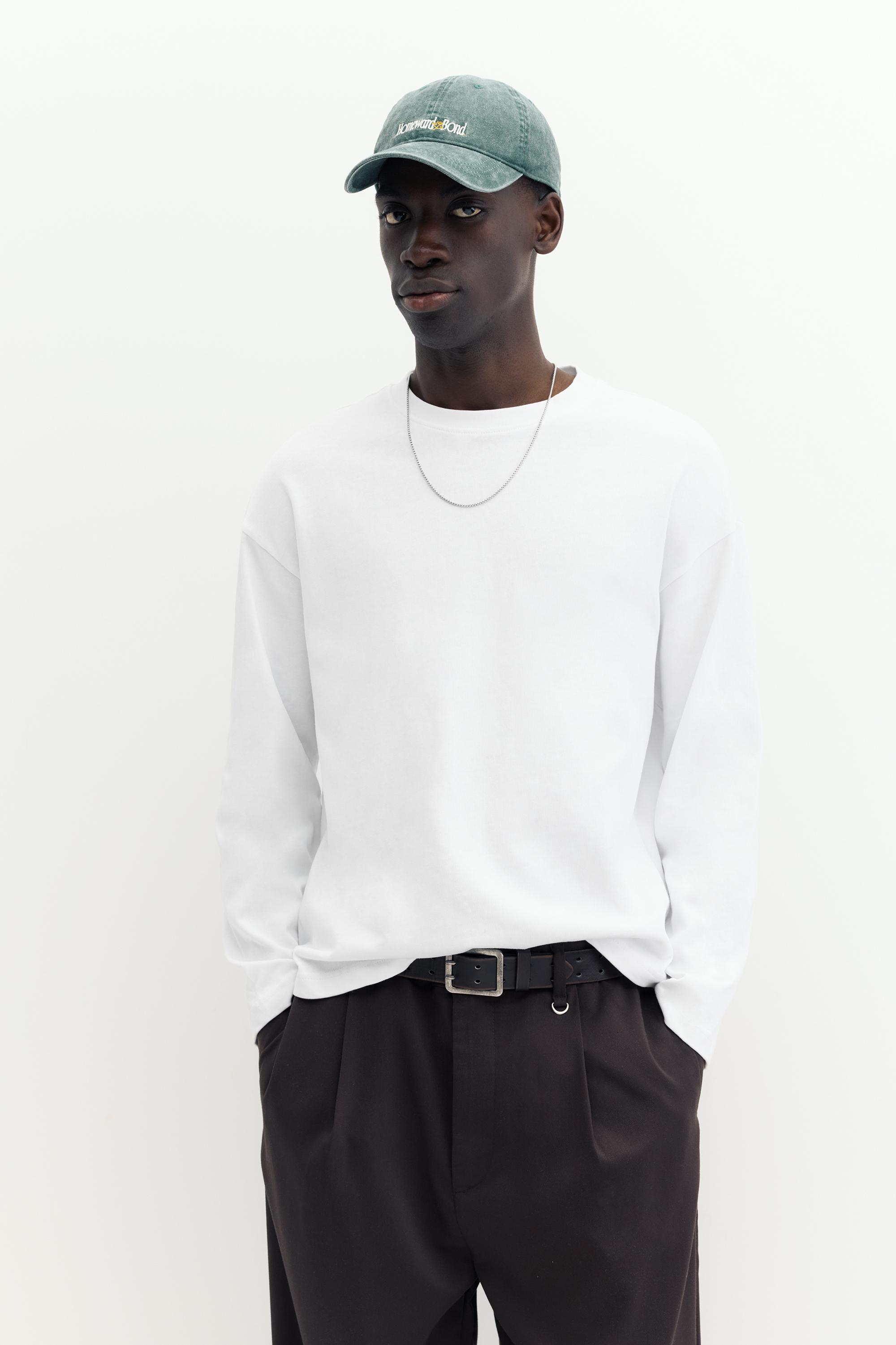 Heavy weight relaxed fit T-shirt — White