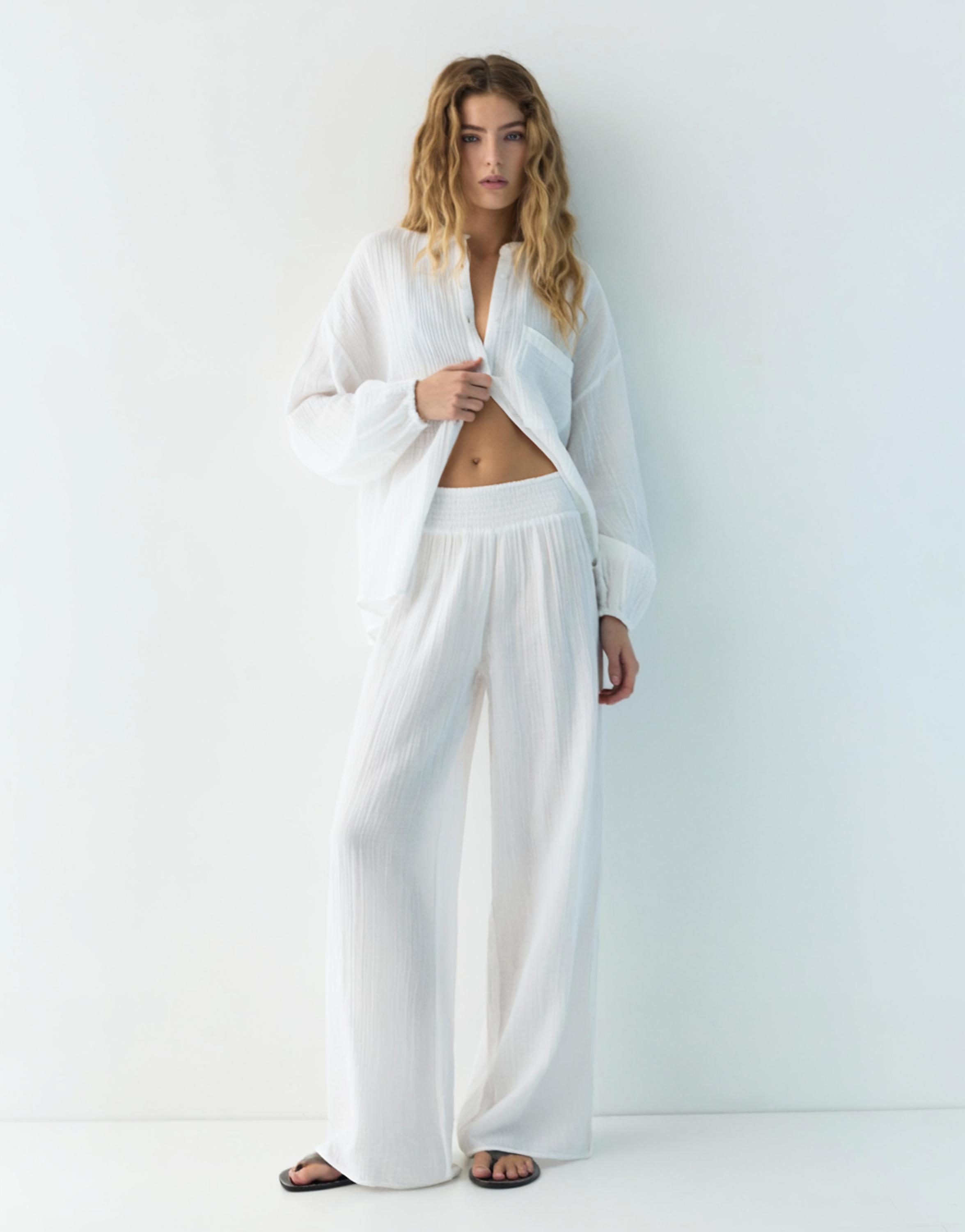 Gazeli görünümlü salaş pantolon - Görsel 25