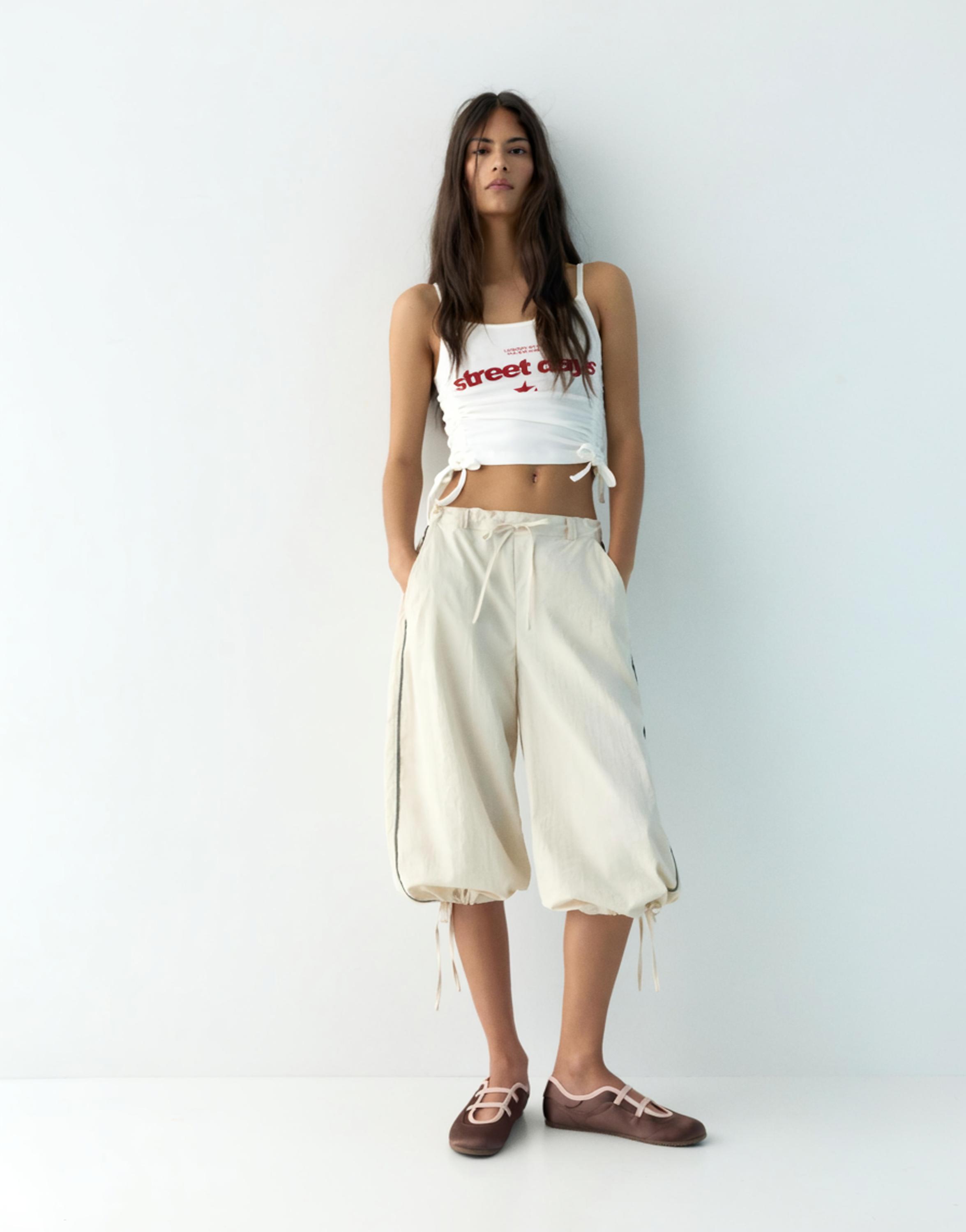 Teknik kapri şalvar pantolon - Görsel 9