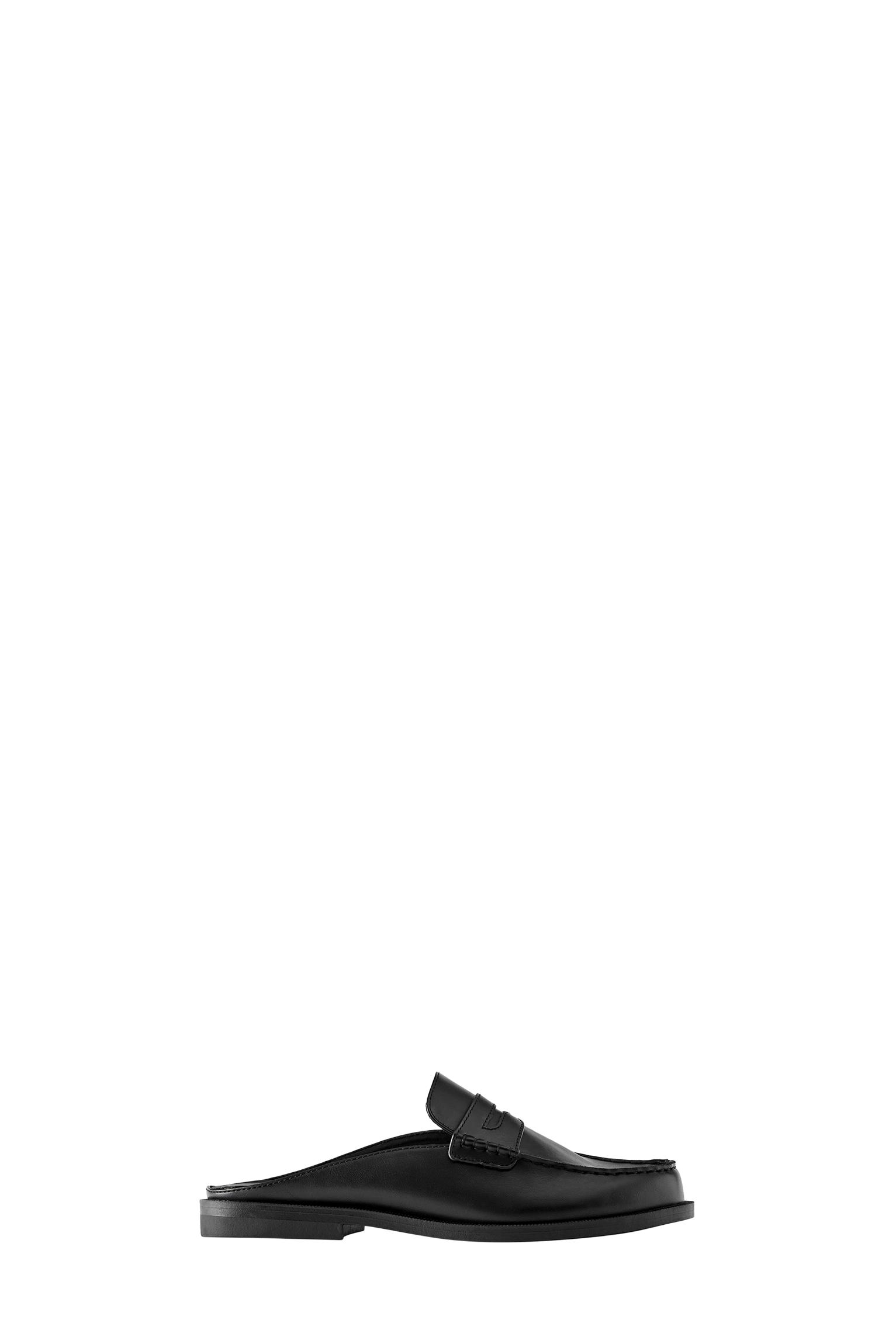 Slingback loafers — Black
