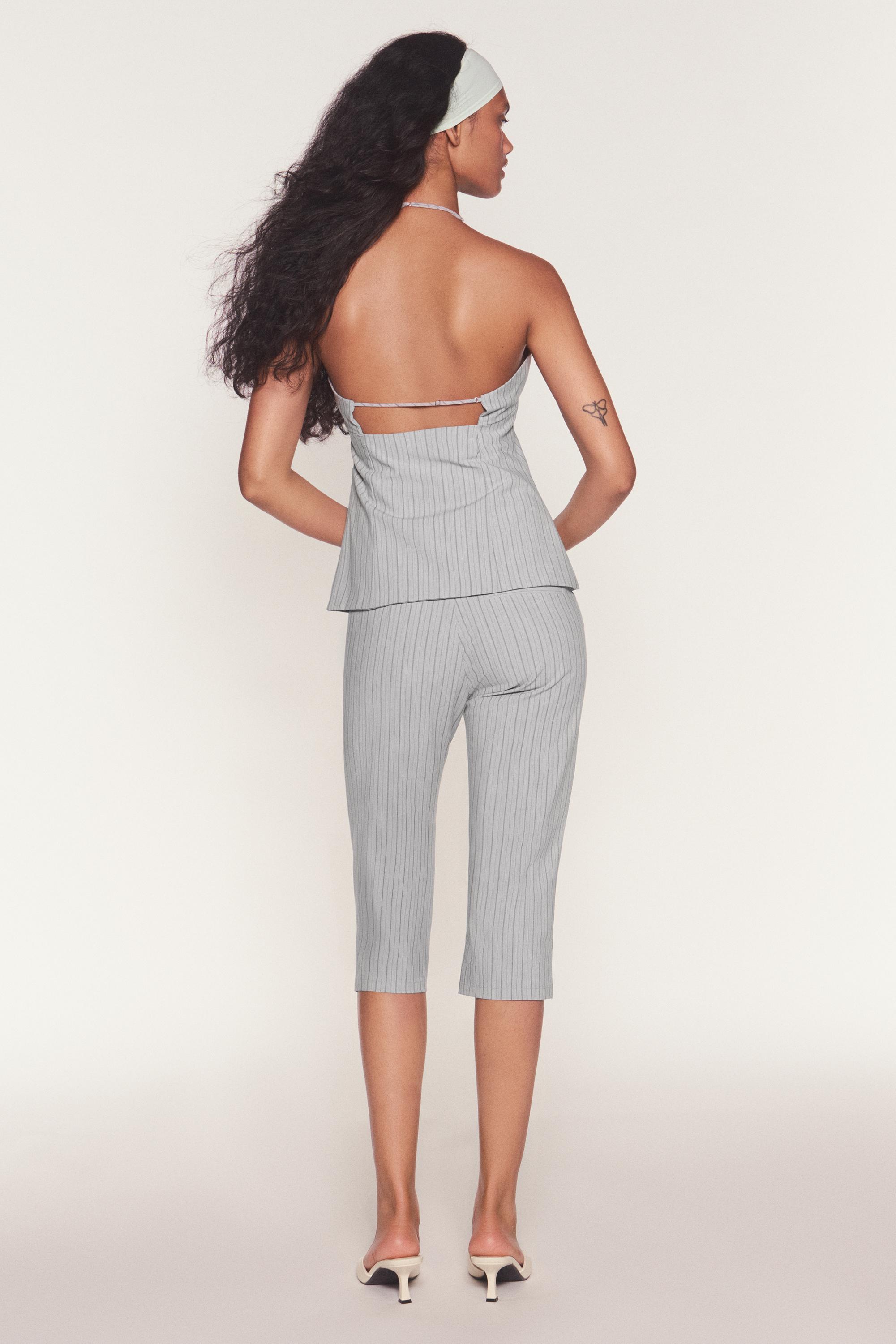Striped halter top — Striped