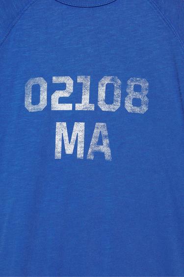 Long sleeve graphic T-shirt — Deep blue 6
