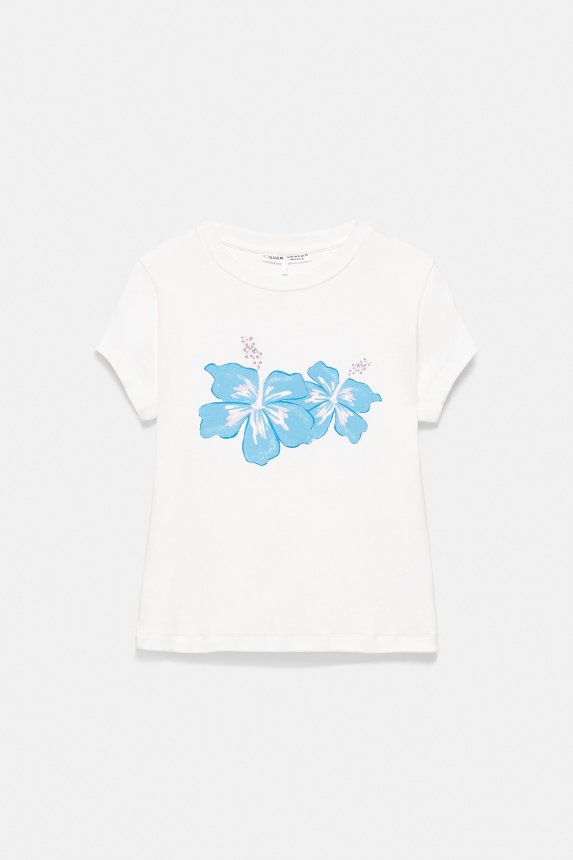 Hibiscus floral T-shirt