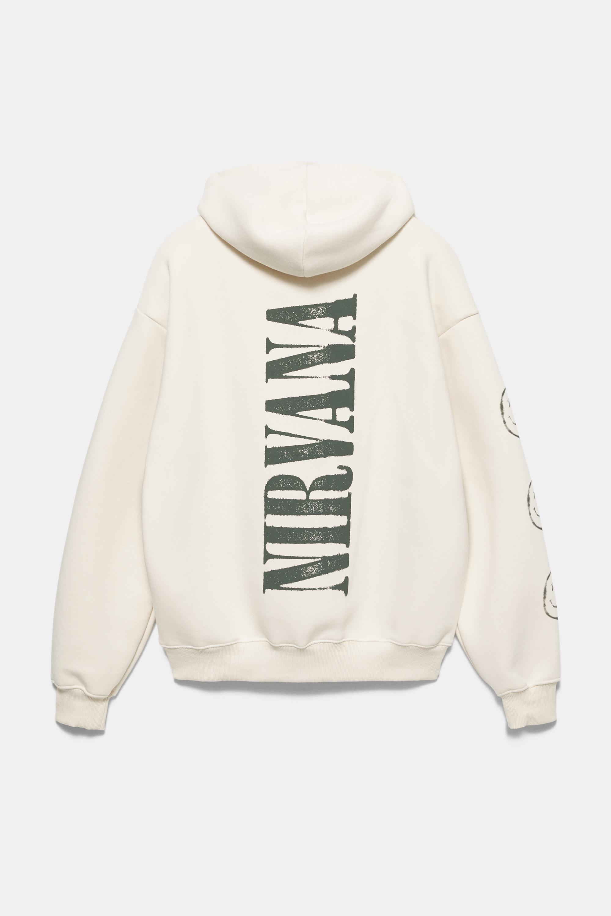 Nirvana kapüşonlu sweatshirt - Görsel 2