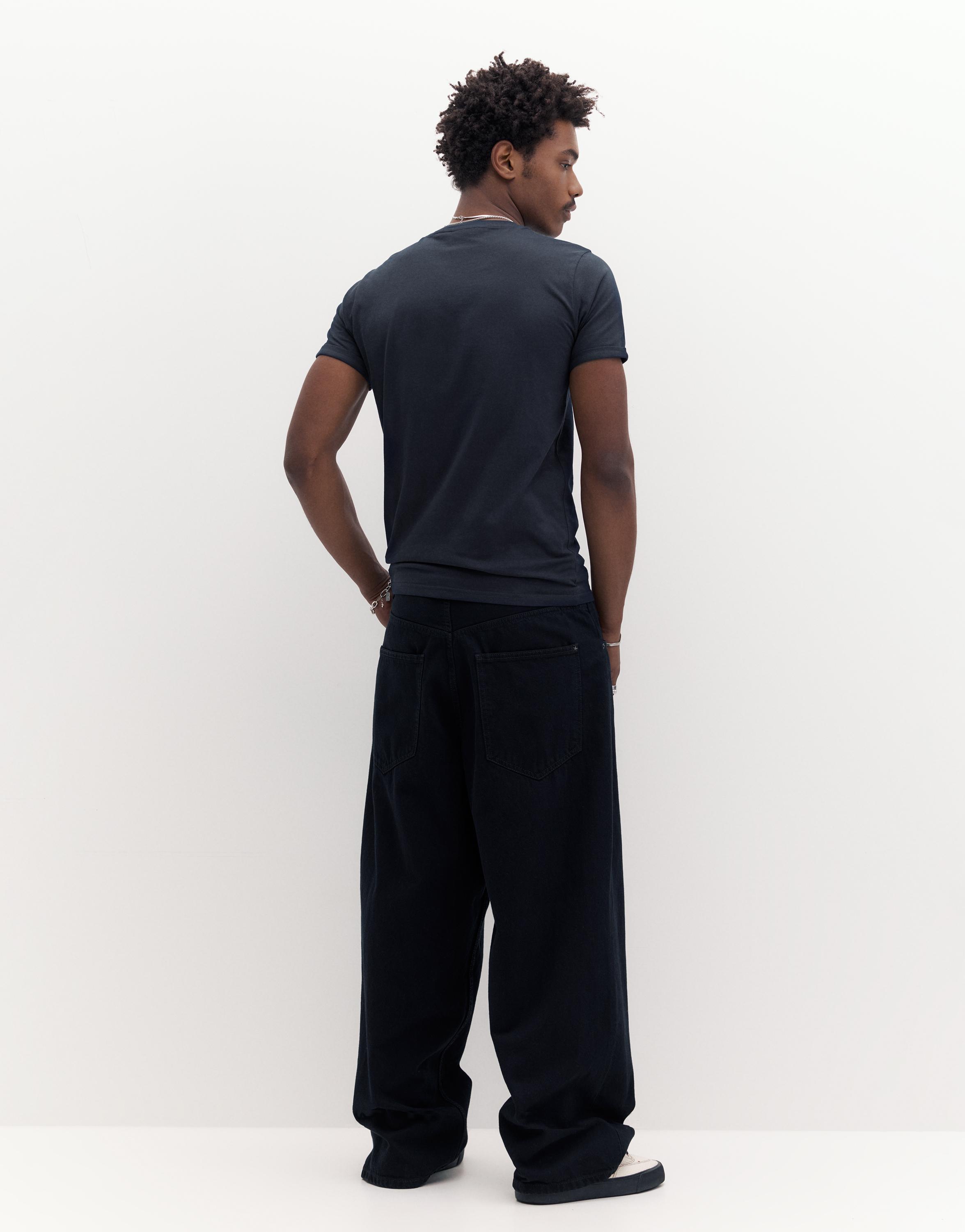 Muscle fit T-shirt — Navy