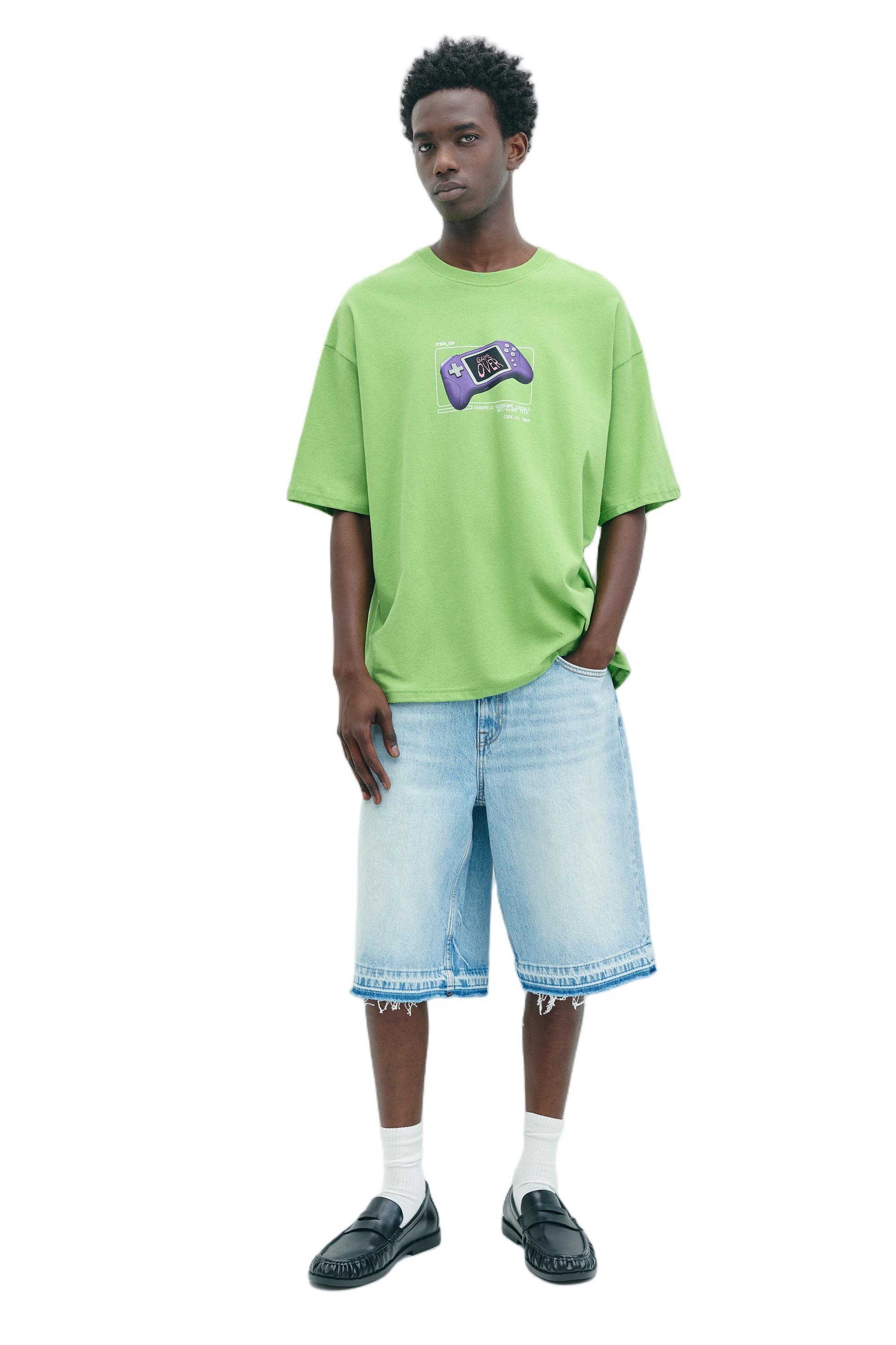 STWD controller graphic T-shirt — Green