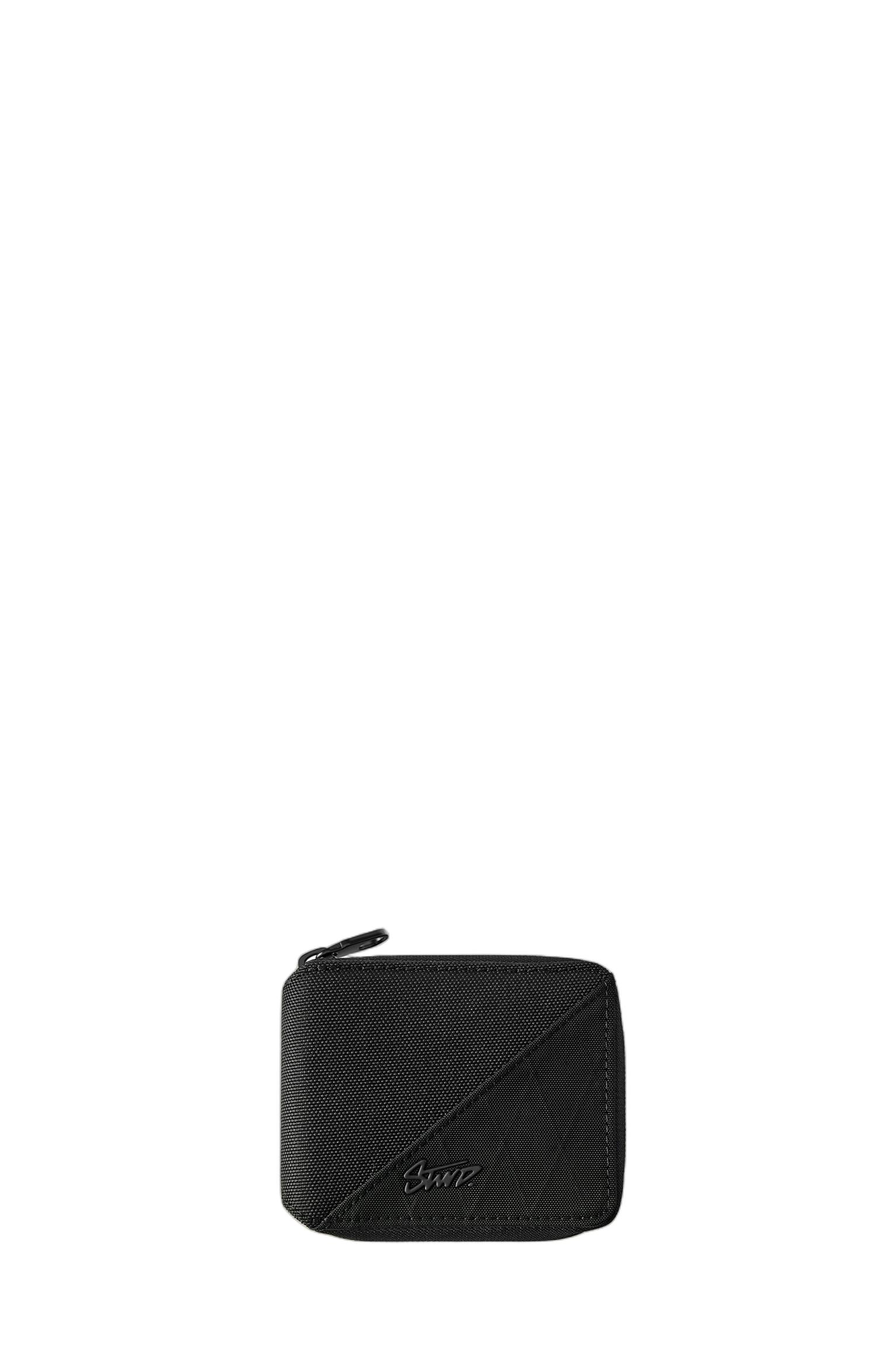 STWD nylon wallet — Black