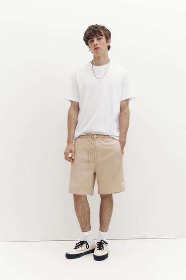 STWD jogger Bermuda shorts — Sand 2