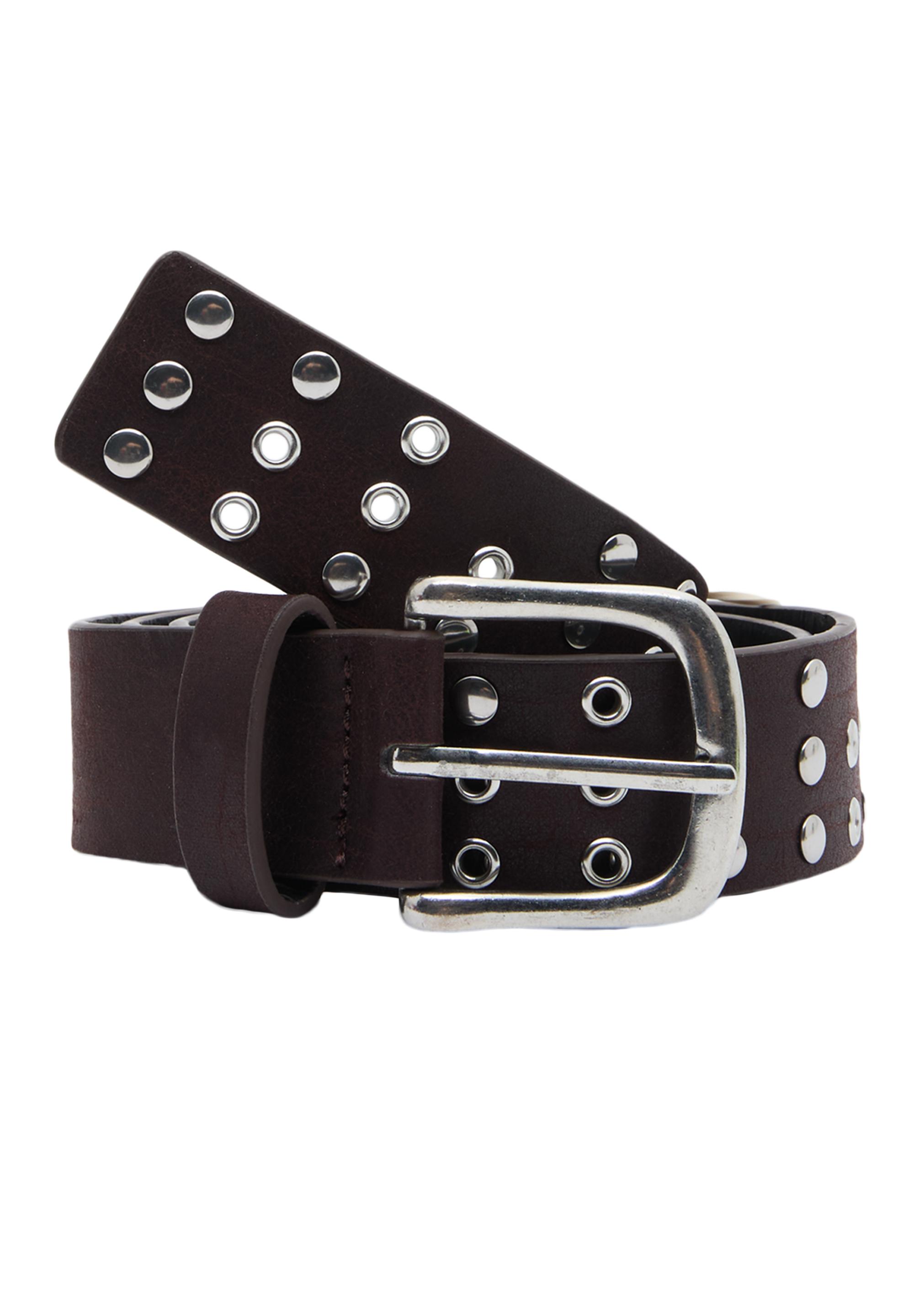 Delikli suni deri kemer - Görsel 2