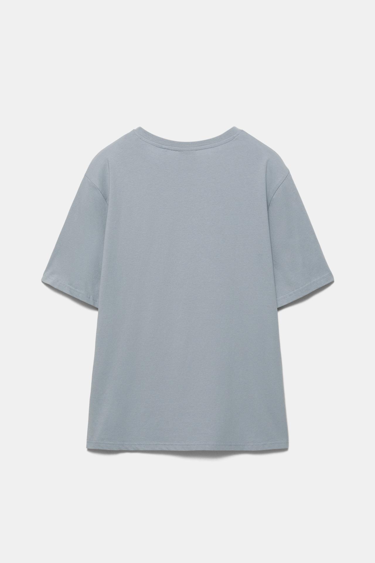 Basic T-shirt — Pastel blue