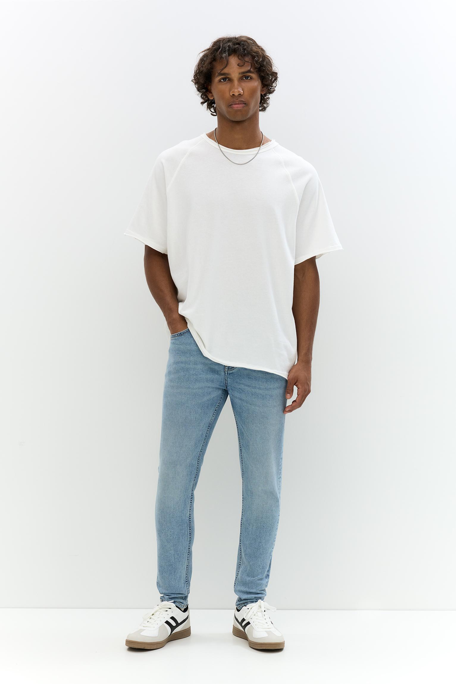Basic skinny jeans — Pale indigo