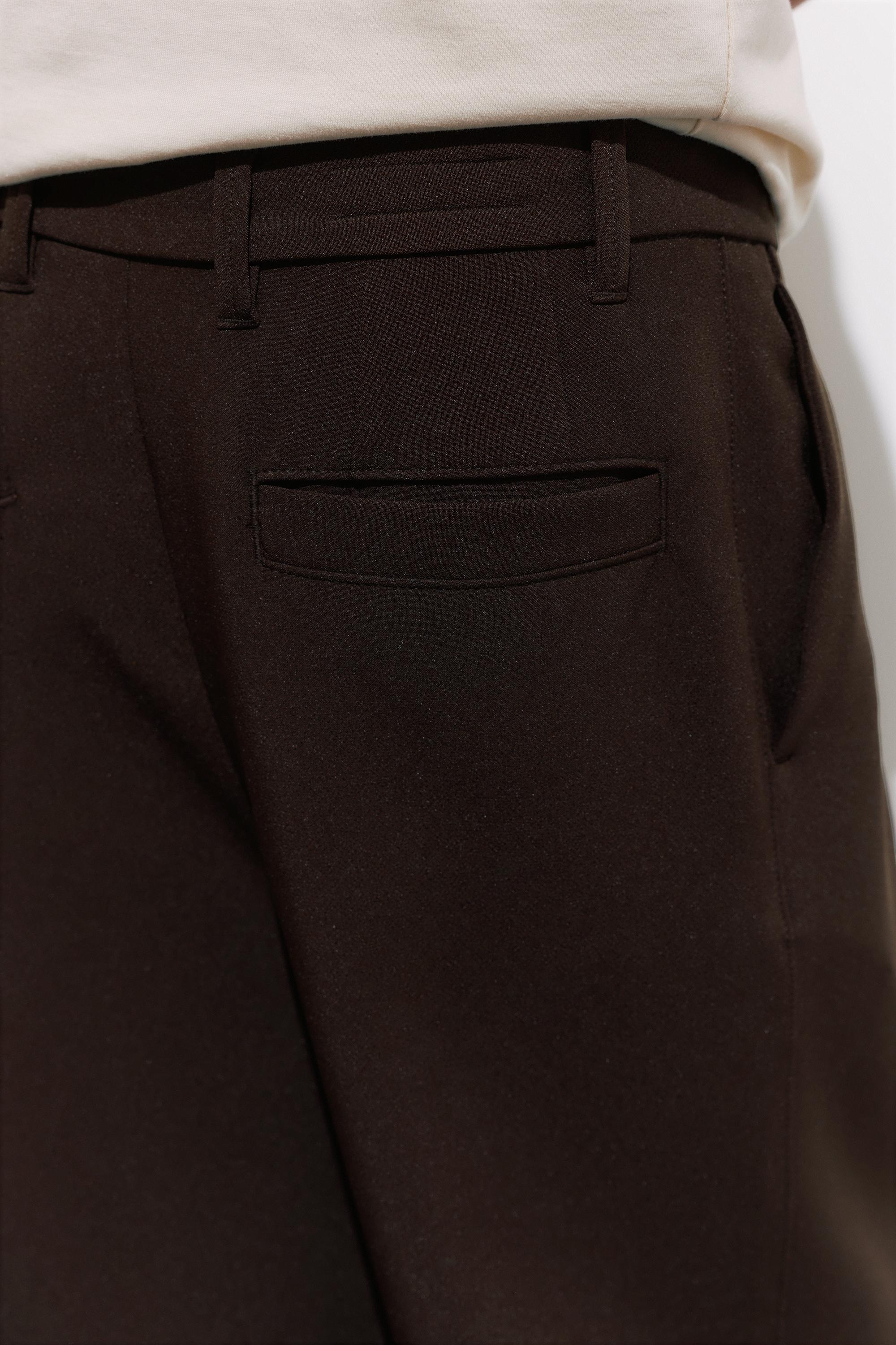 Tailored fit pilili pantolon - Görsel 6