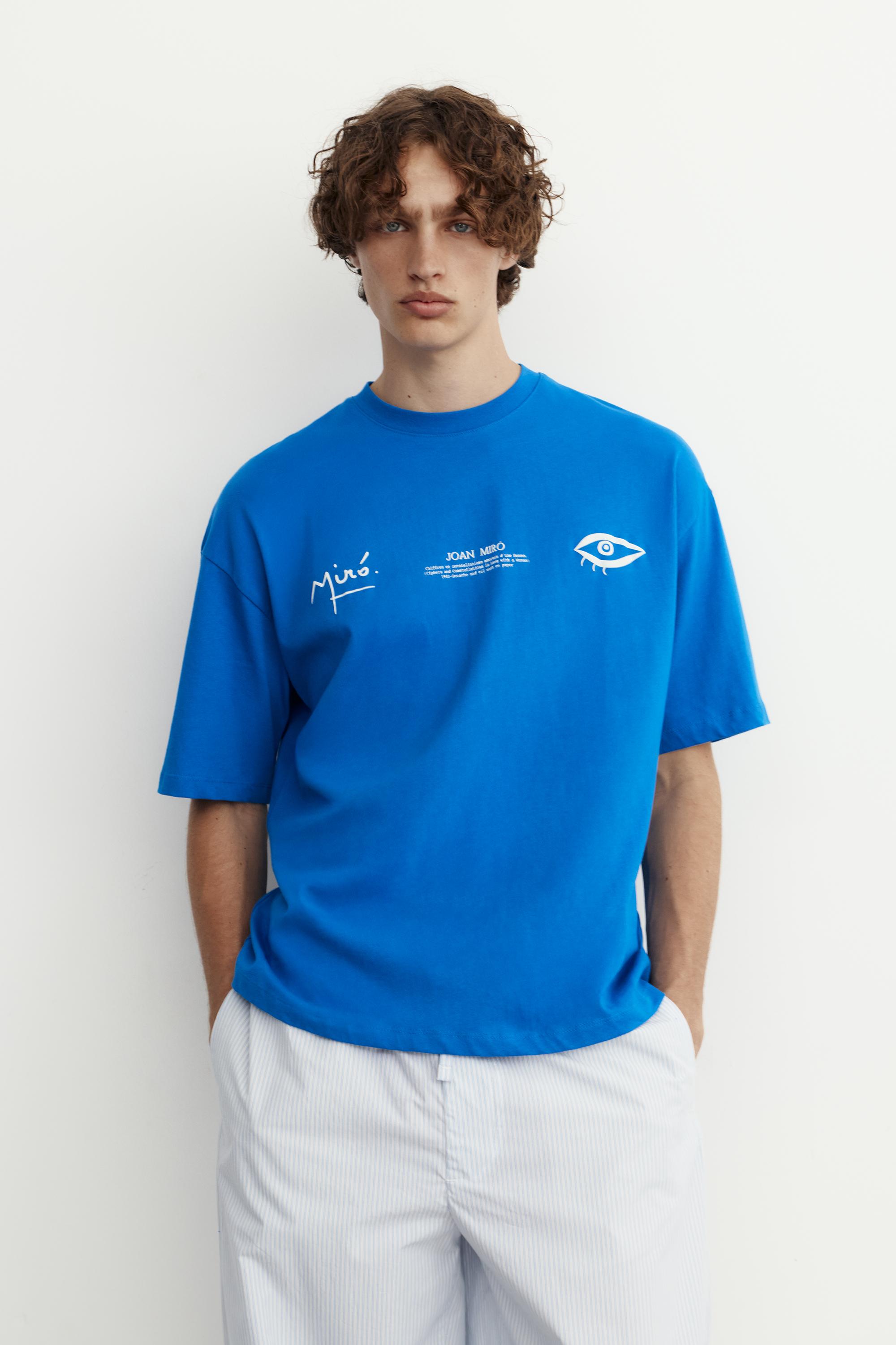 Miró relaxed fit T-shirt — Deep blue