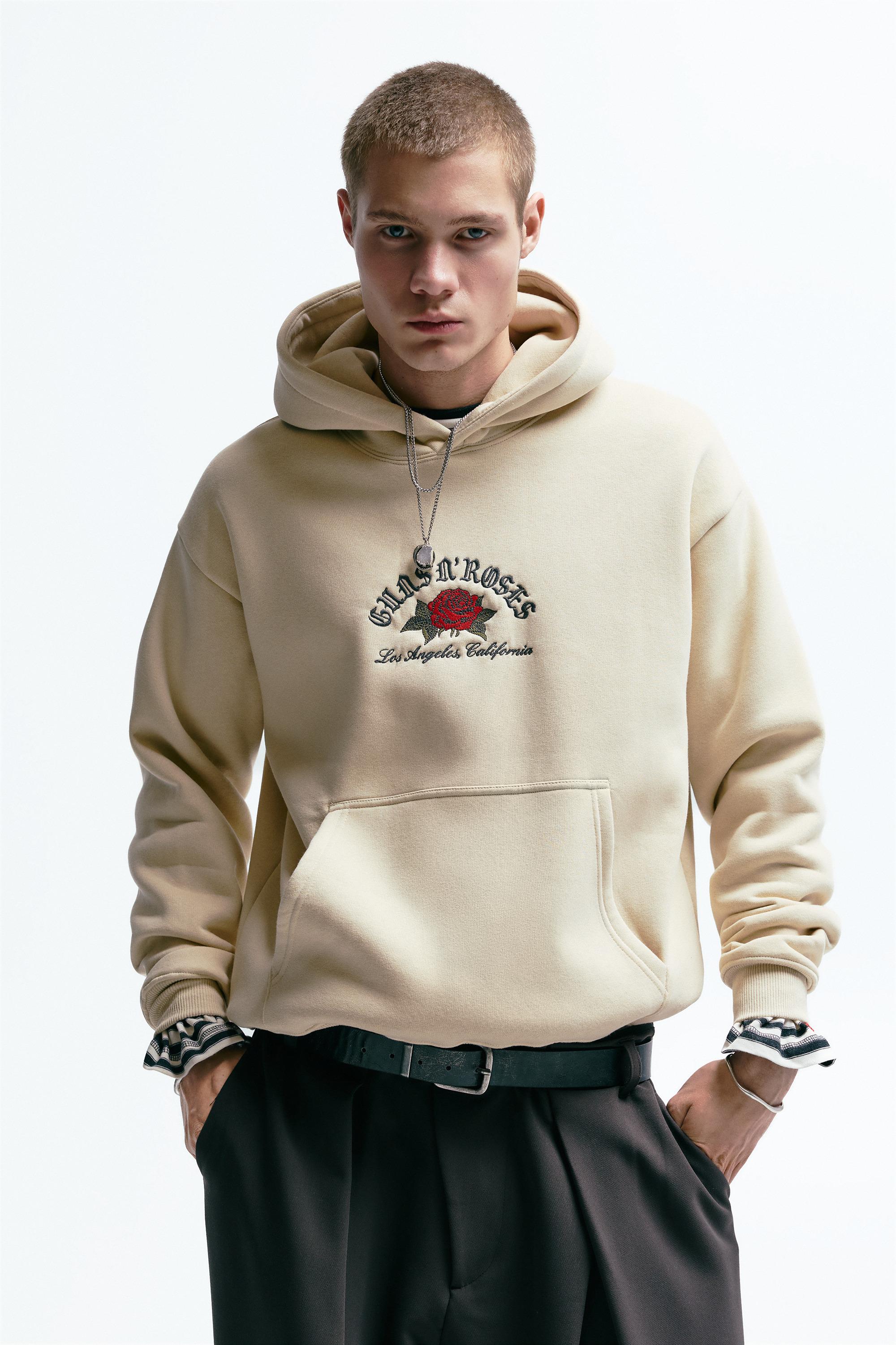 Guns N' Roses kapüşonlu sweatshirt - Görsel 8