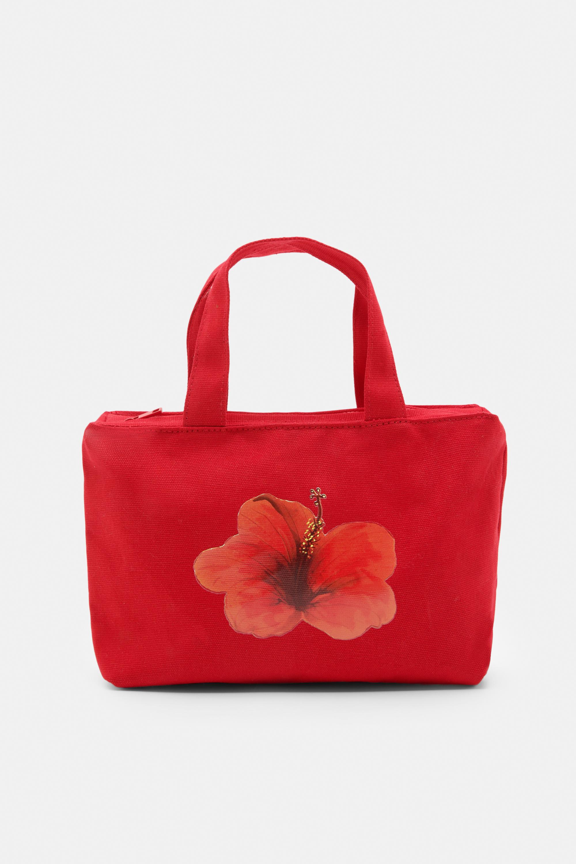 Mini-Tote-Bag Mit Blumenmuster