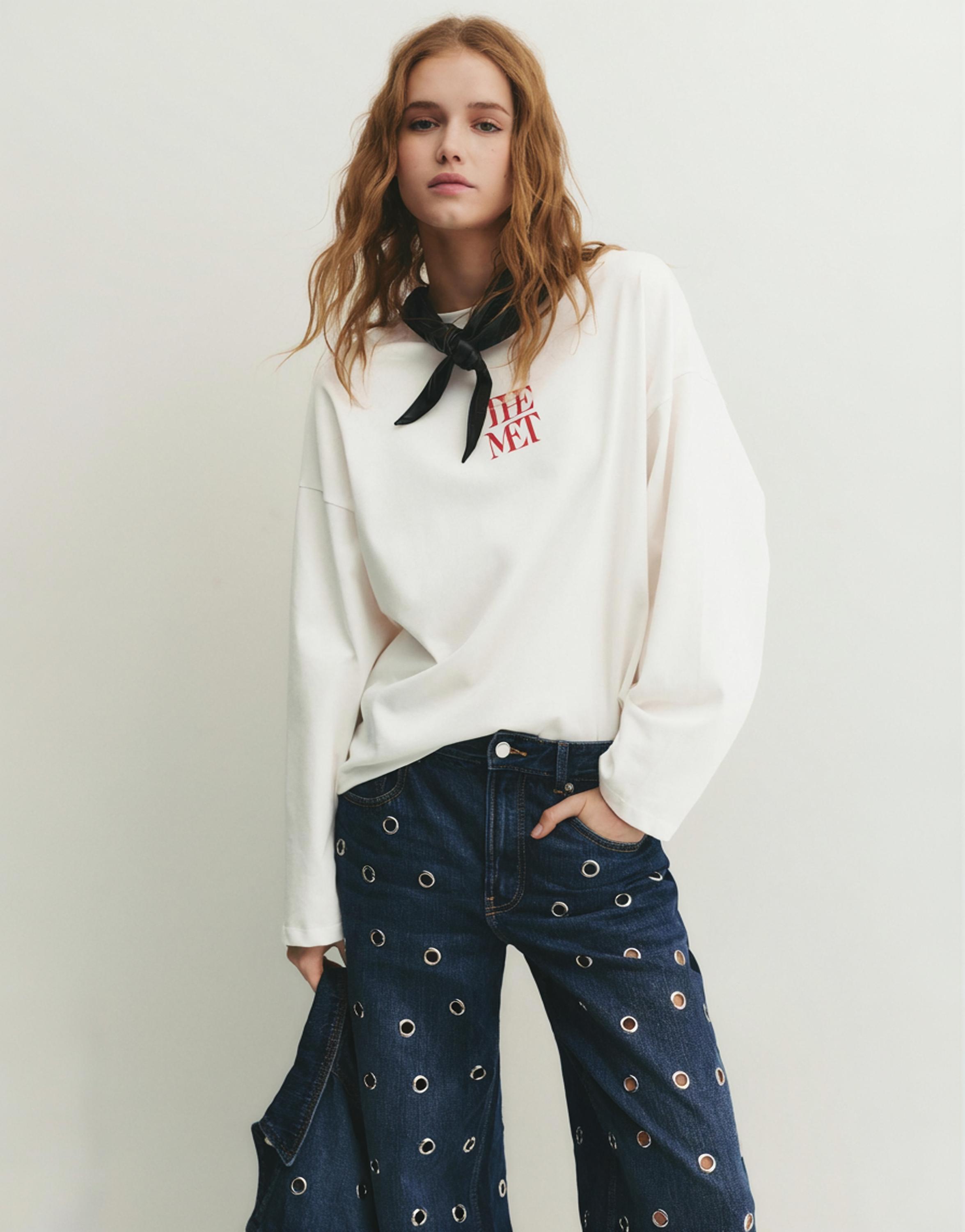 The Met beyaz t-shirt - Görsel 7