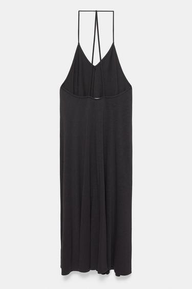 Strappy back midi dress — Anthracite grey 7