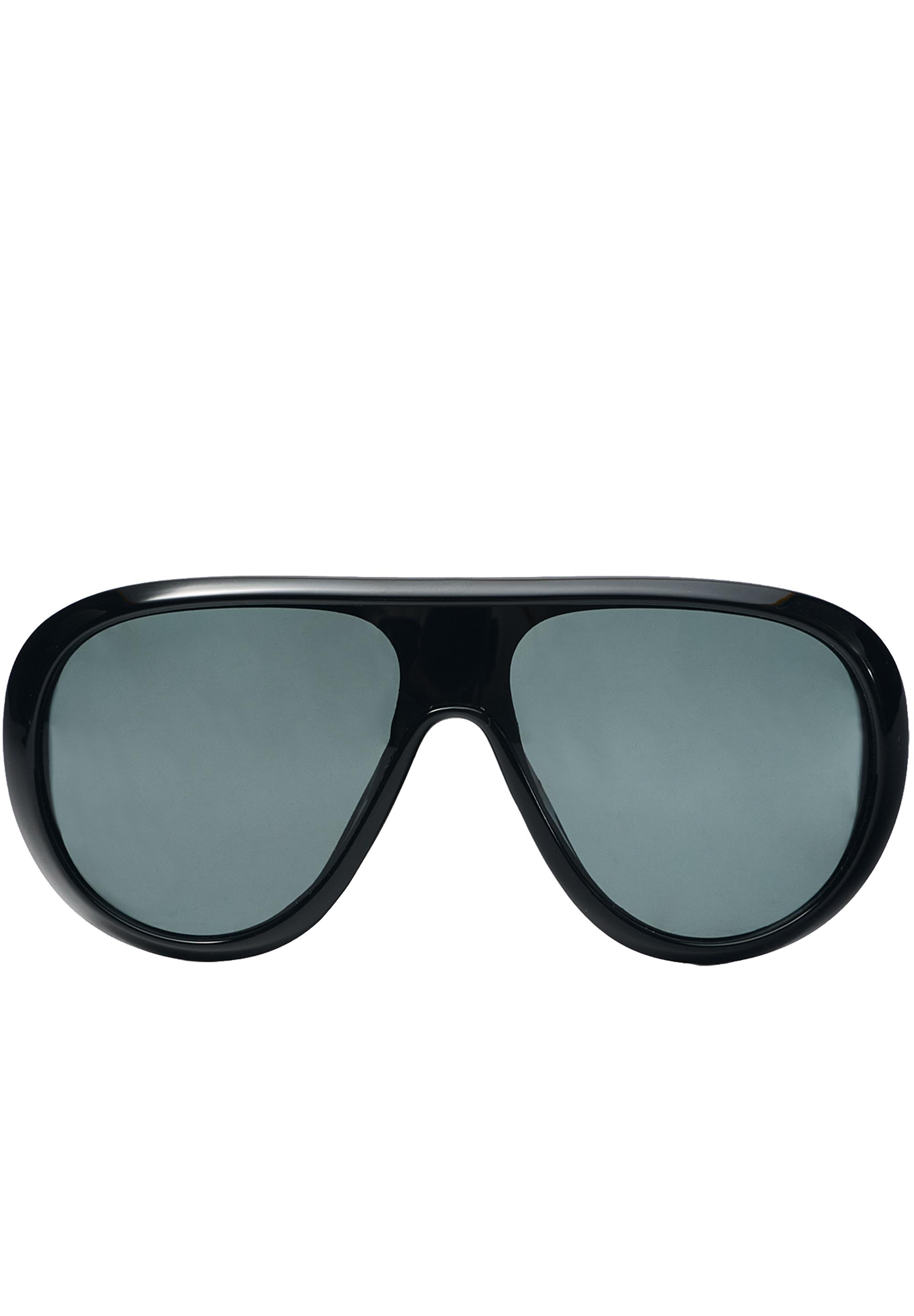 Resin aviator sunglasses — Black