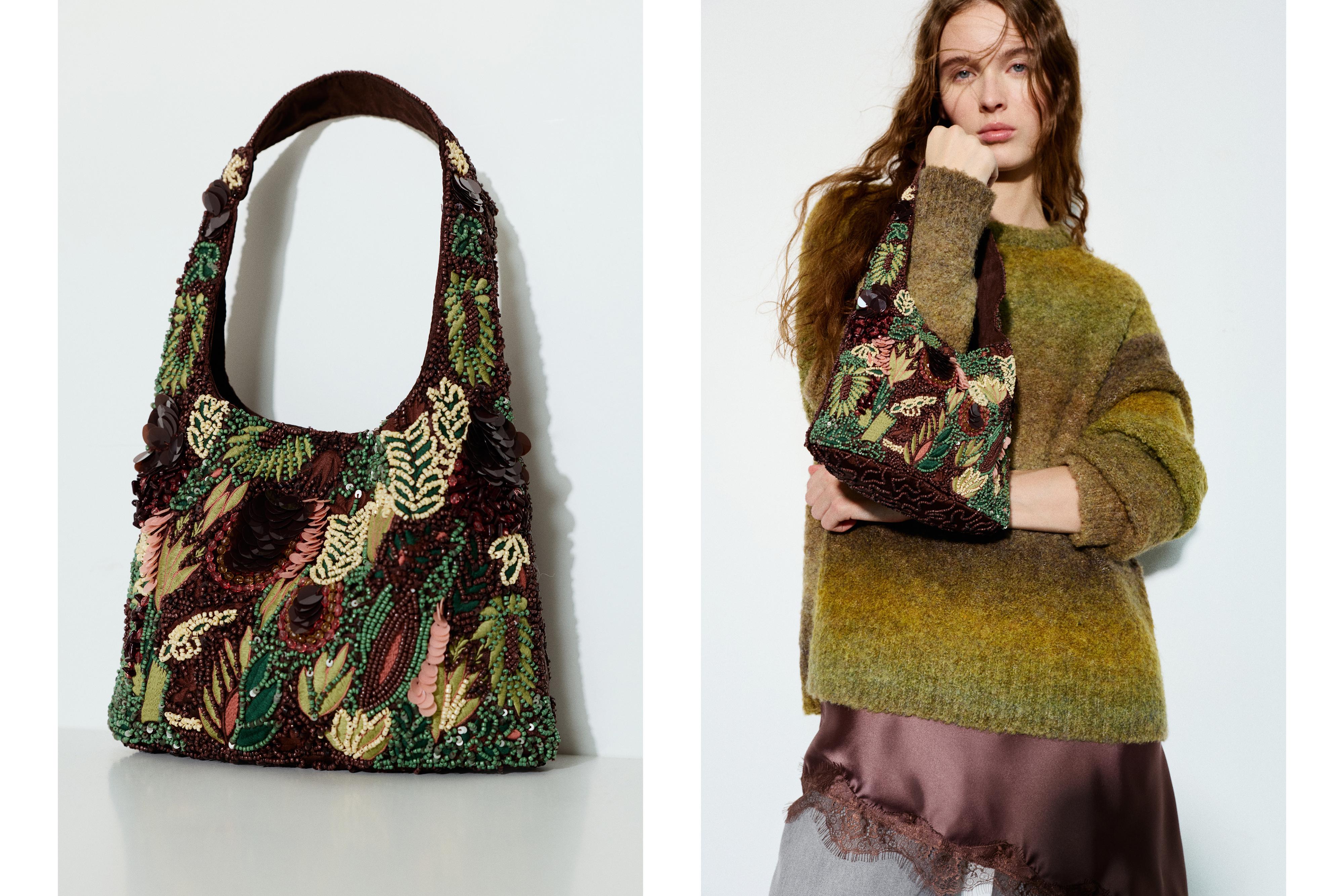 Boncuklu omuz çantası - Görsel 35