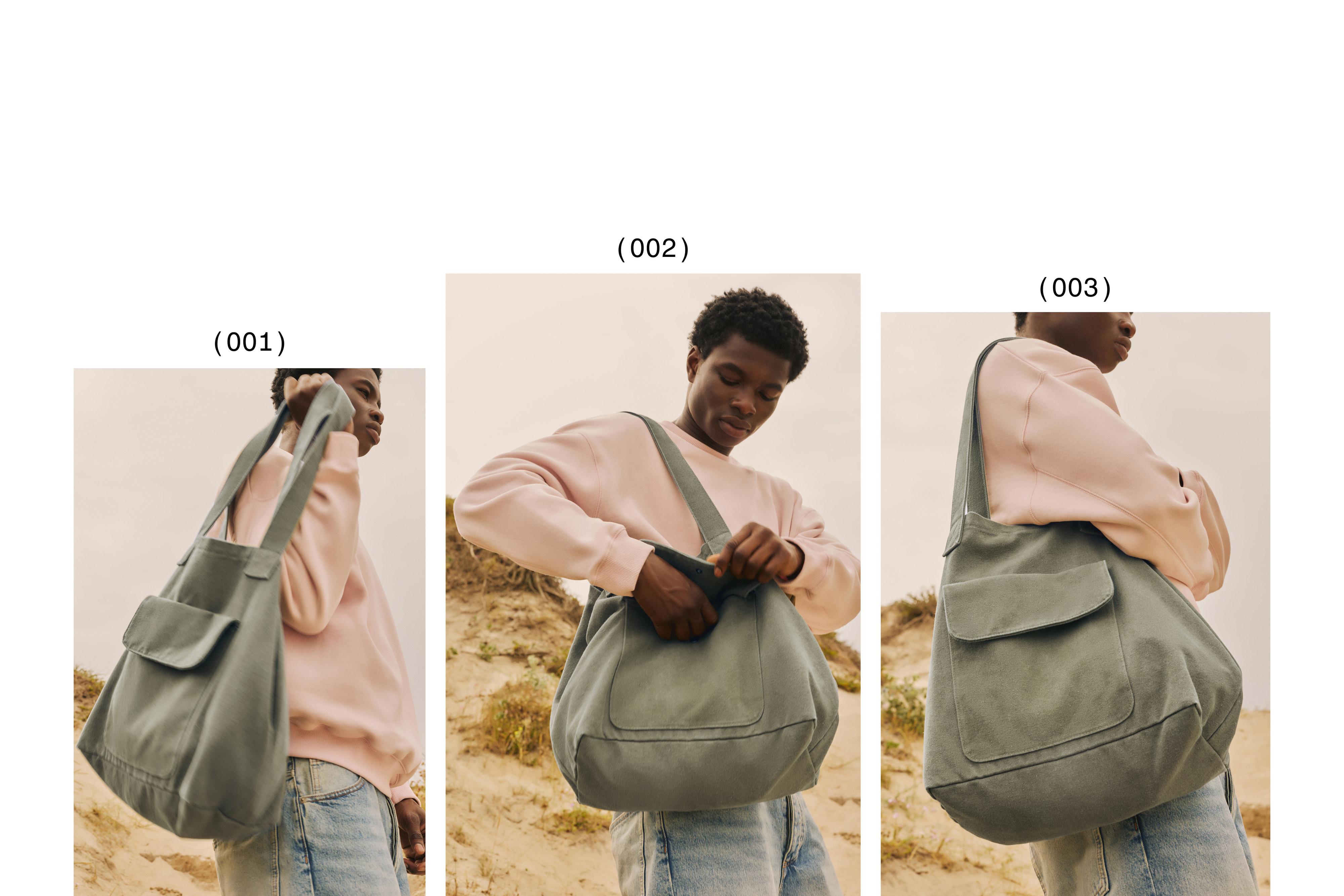 Canvas tote bag — Khaki