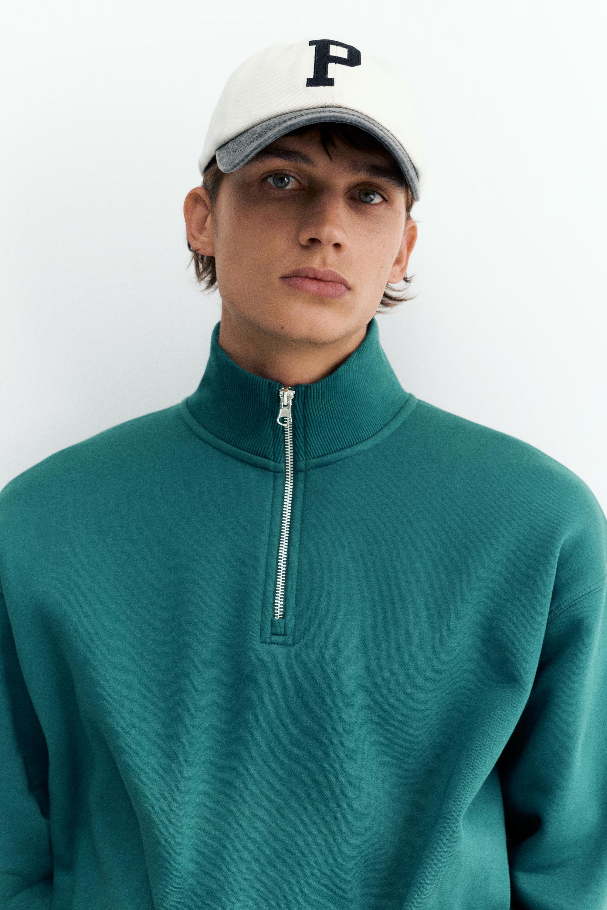 Quarter-zip sweatshirt — Bottle