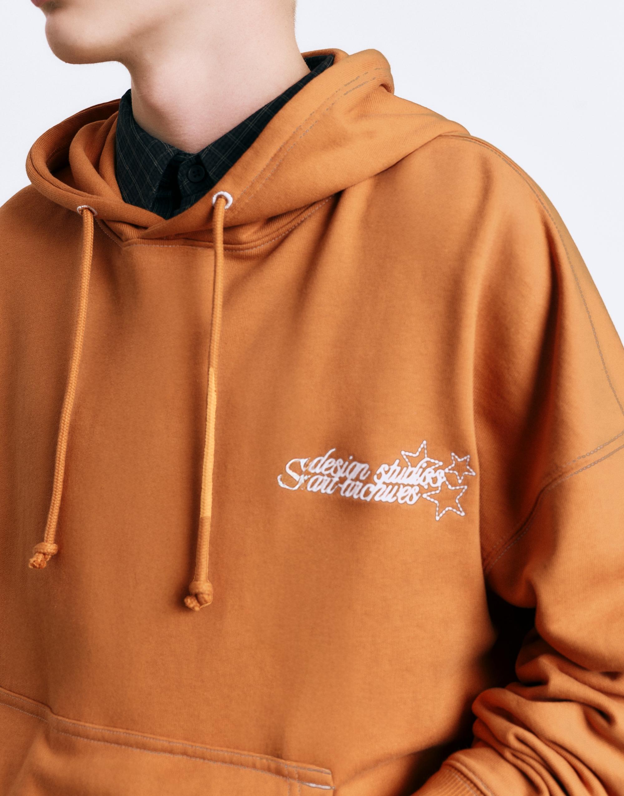 STWD star hoodie — Mustard
