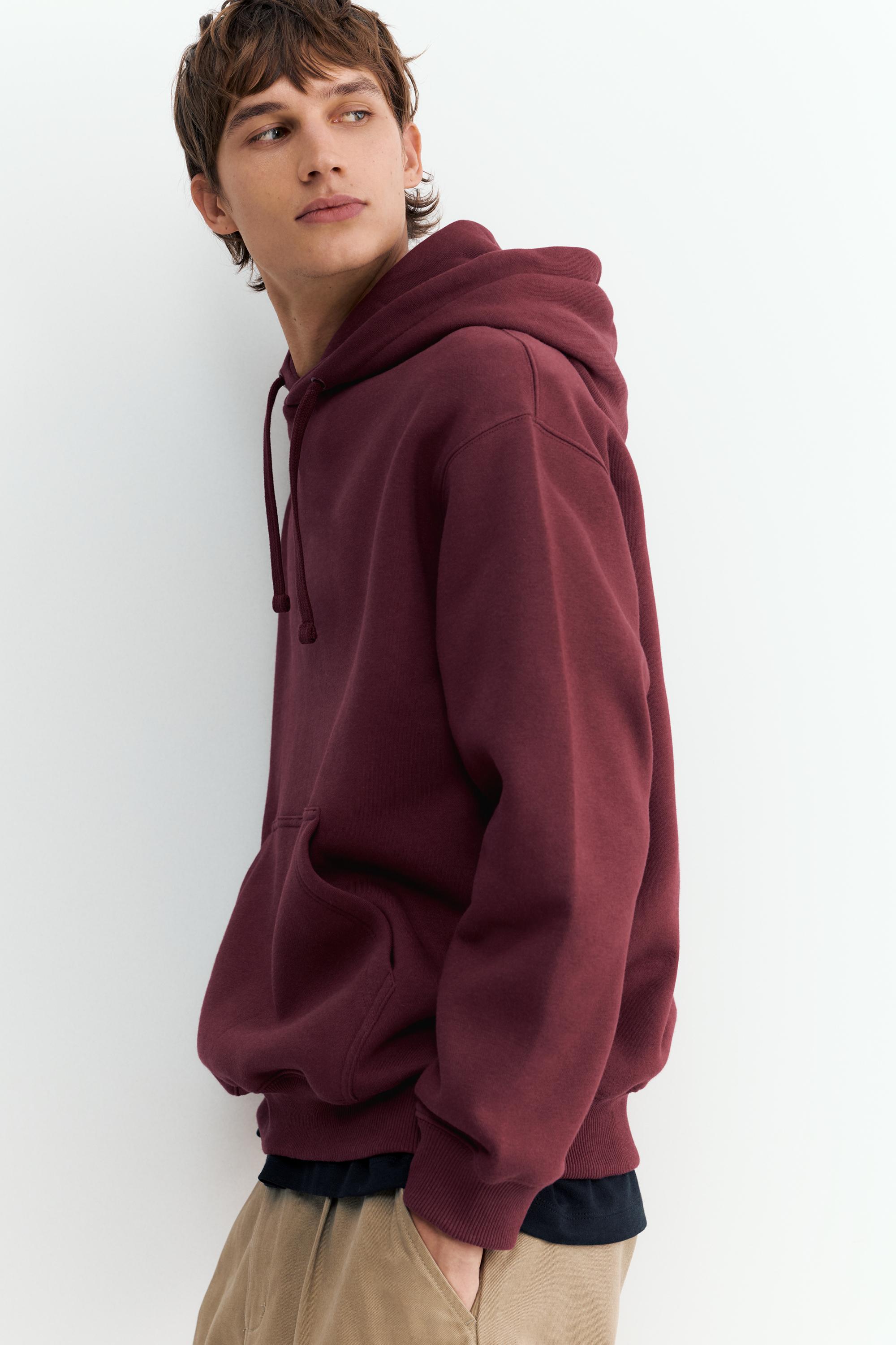 Basic hoodie — Burgundy