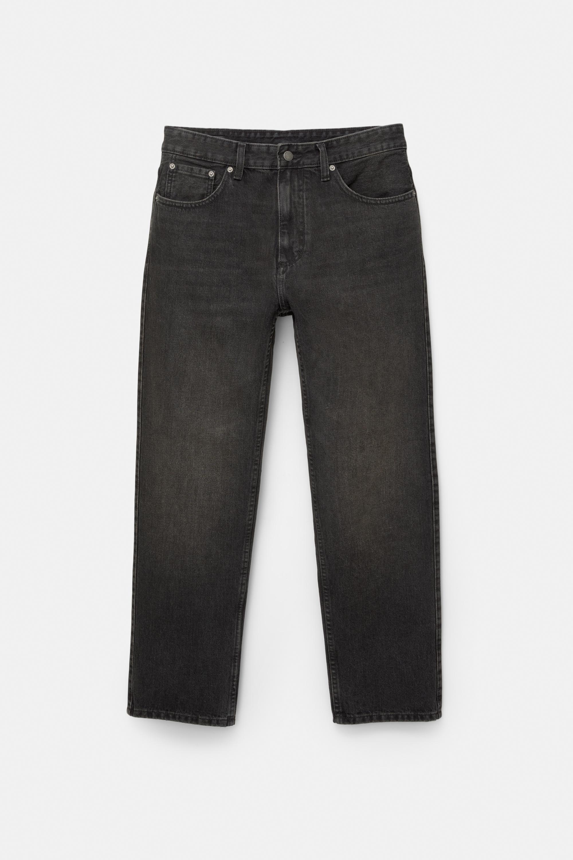 Straight-leg jeans — Black