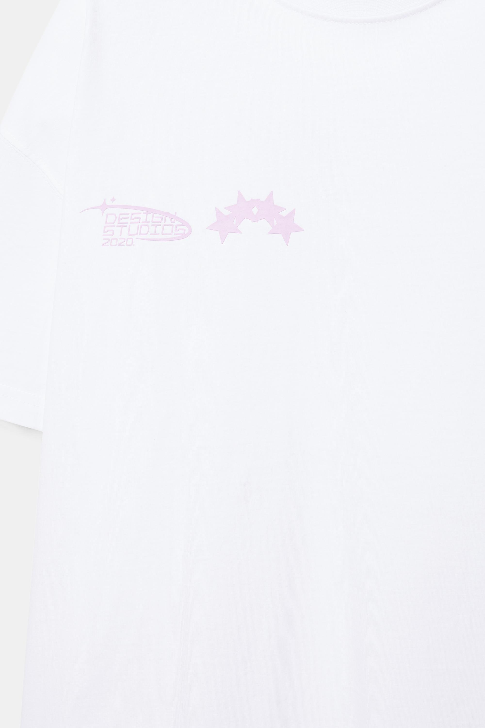 Beyaz STWD t-shirt - Görsel 2