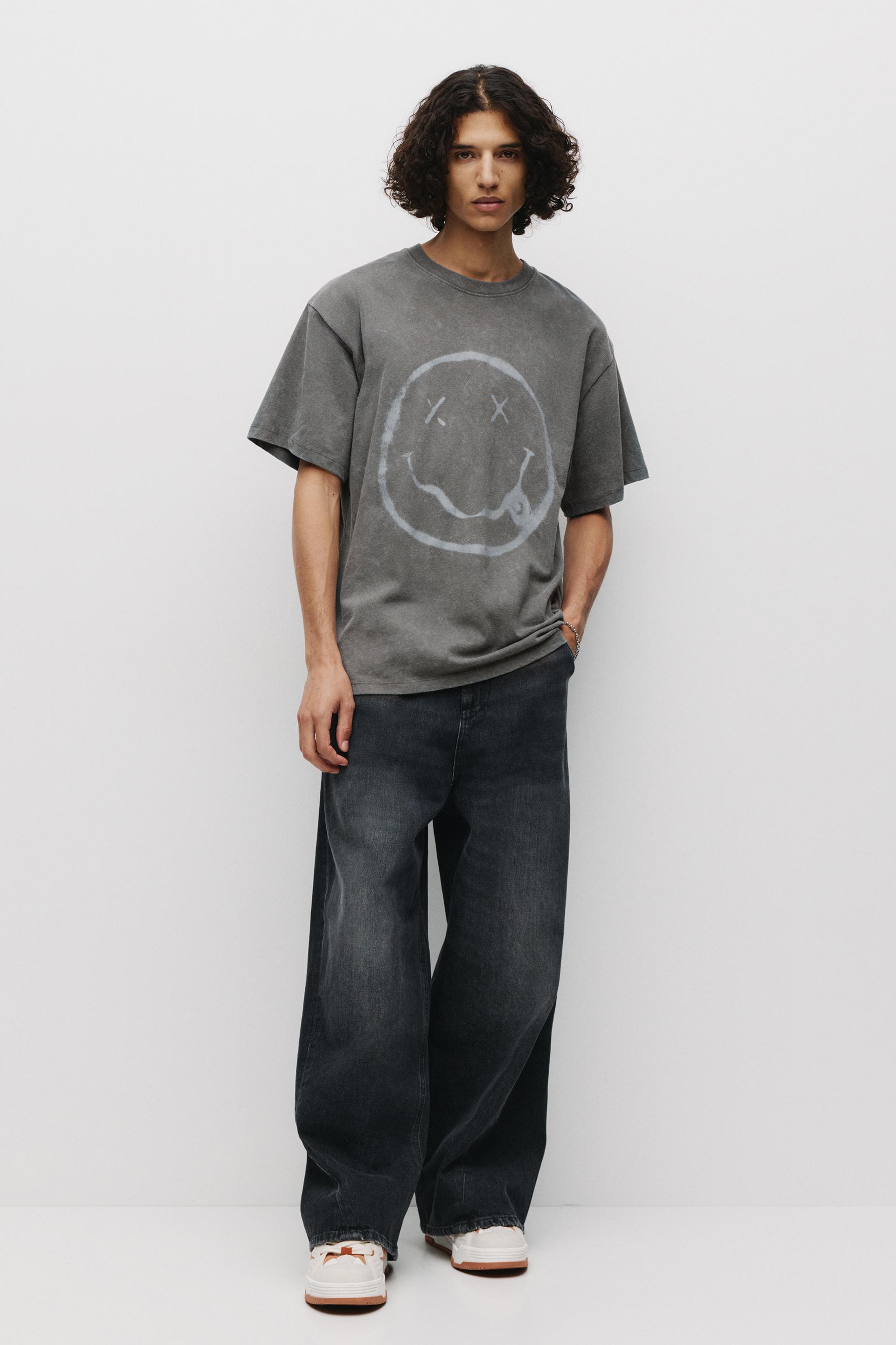 Camiseta Rocky Balboa Zara Smiley World Pull And Bear Smiley