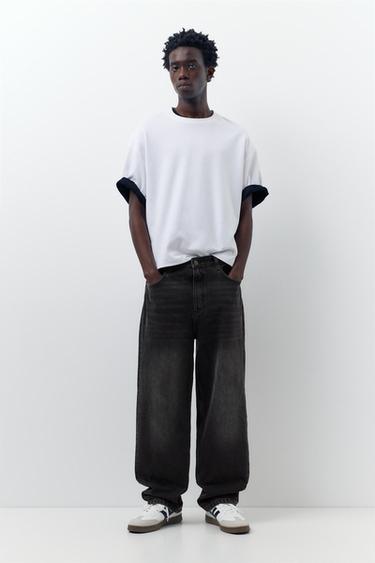 Baggy jeans — Faded black 1