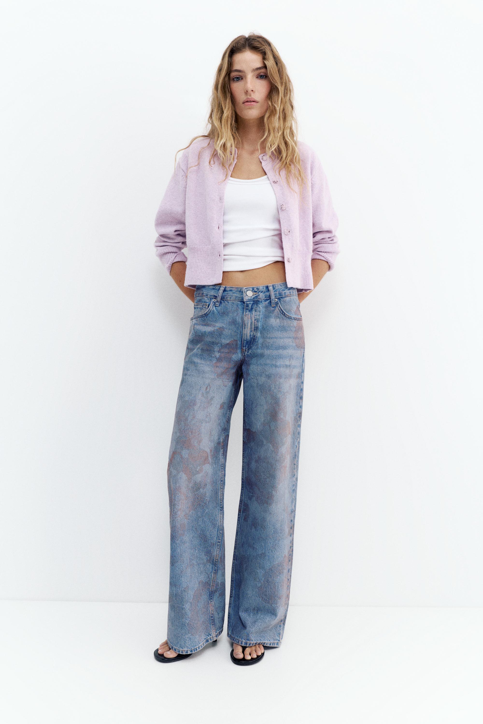 Jeans Baggy Fiori
