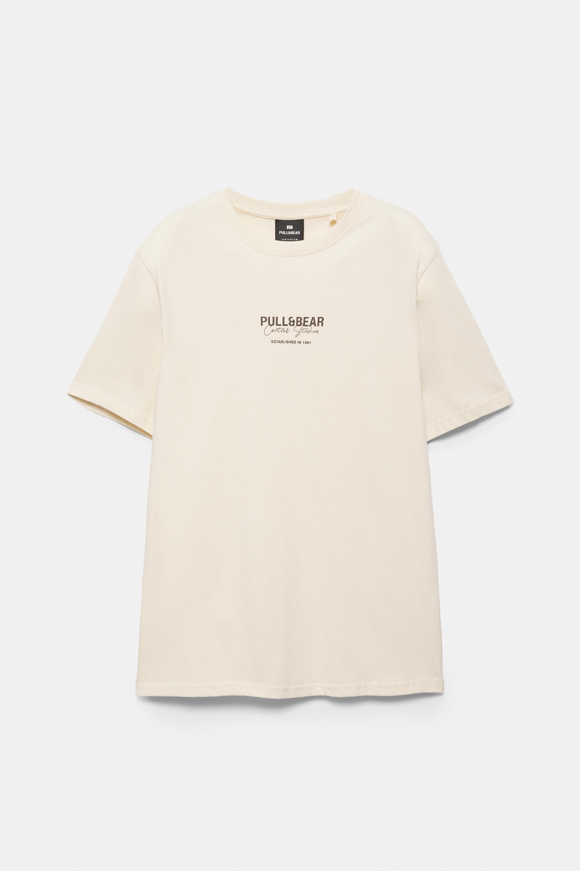 Embroidered logo T-shirt — Off white