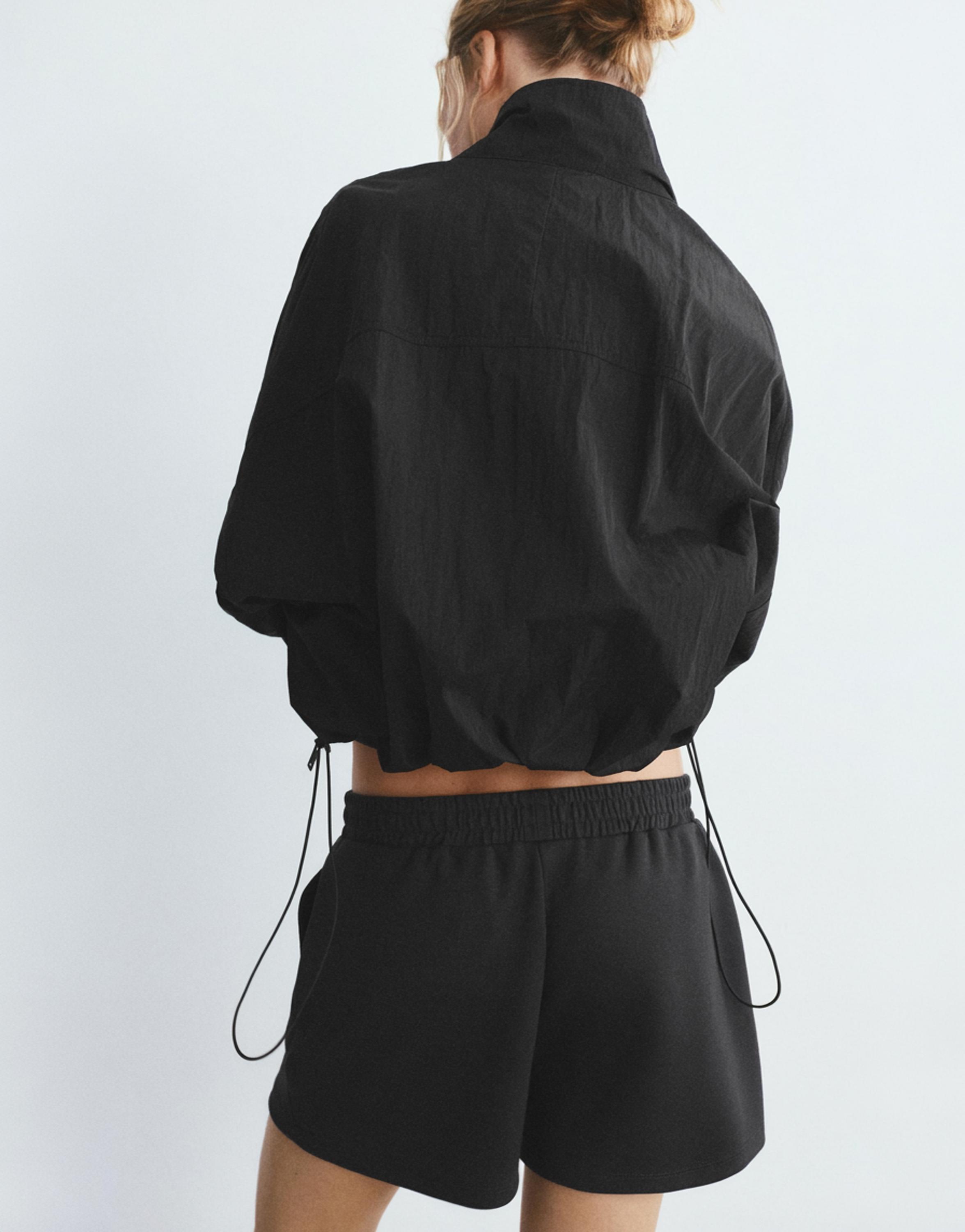 Soft touch sports shorts — Black