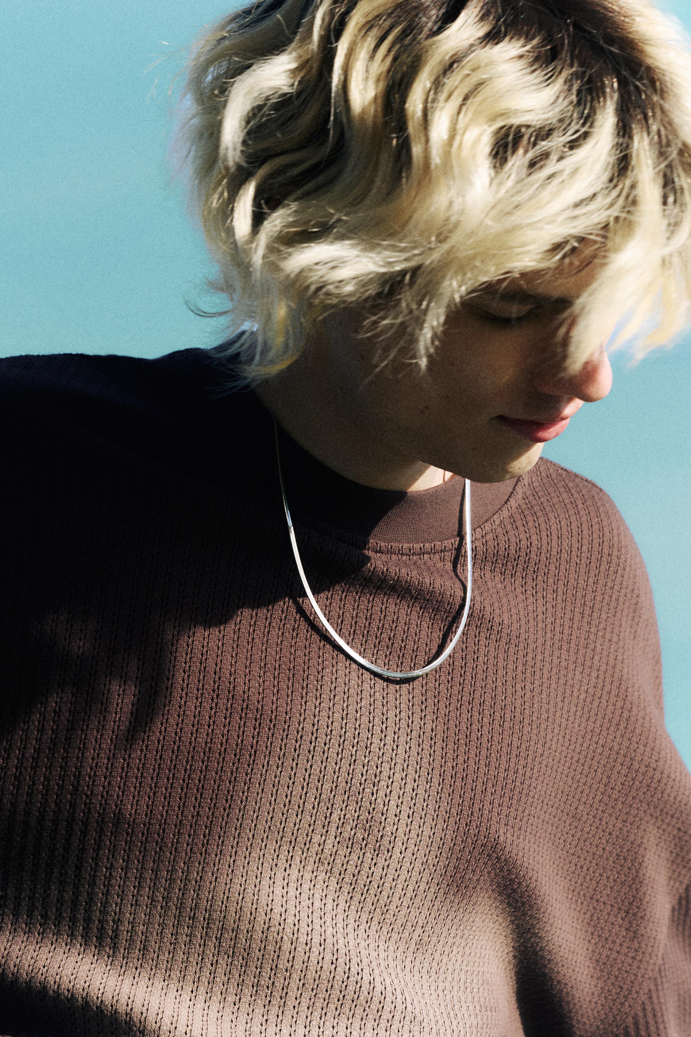 Yıldız baskılı triko tişört - Görsel 31