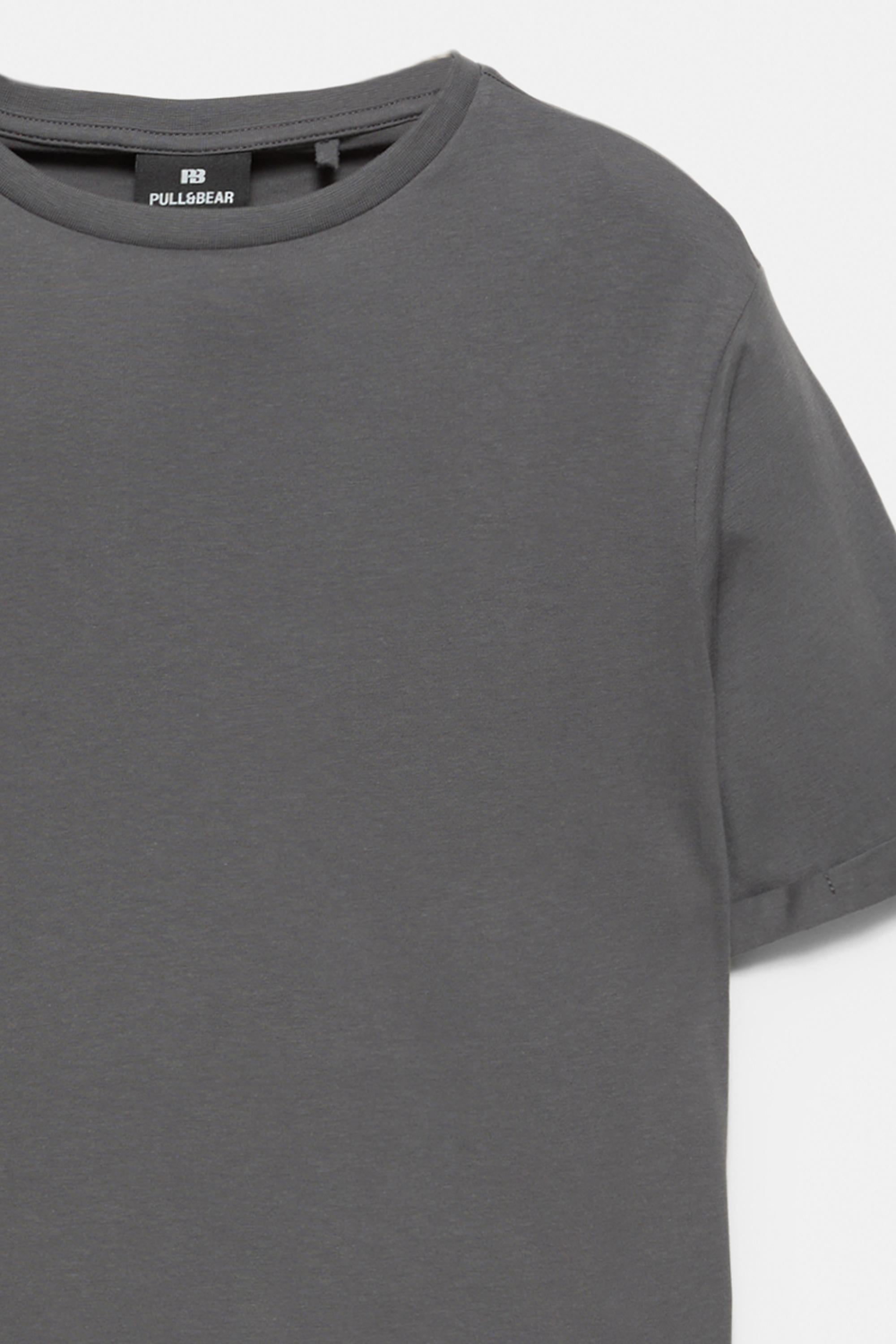 Muscle fit T-shirt — Medium grey