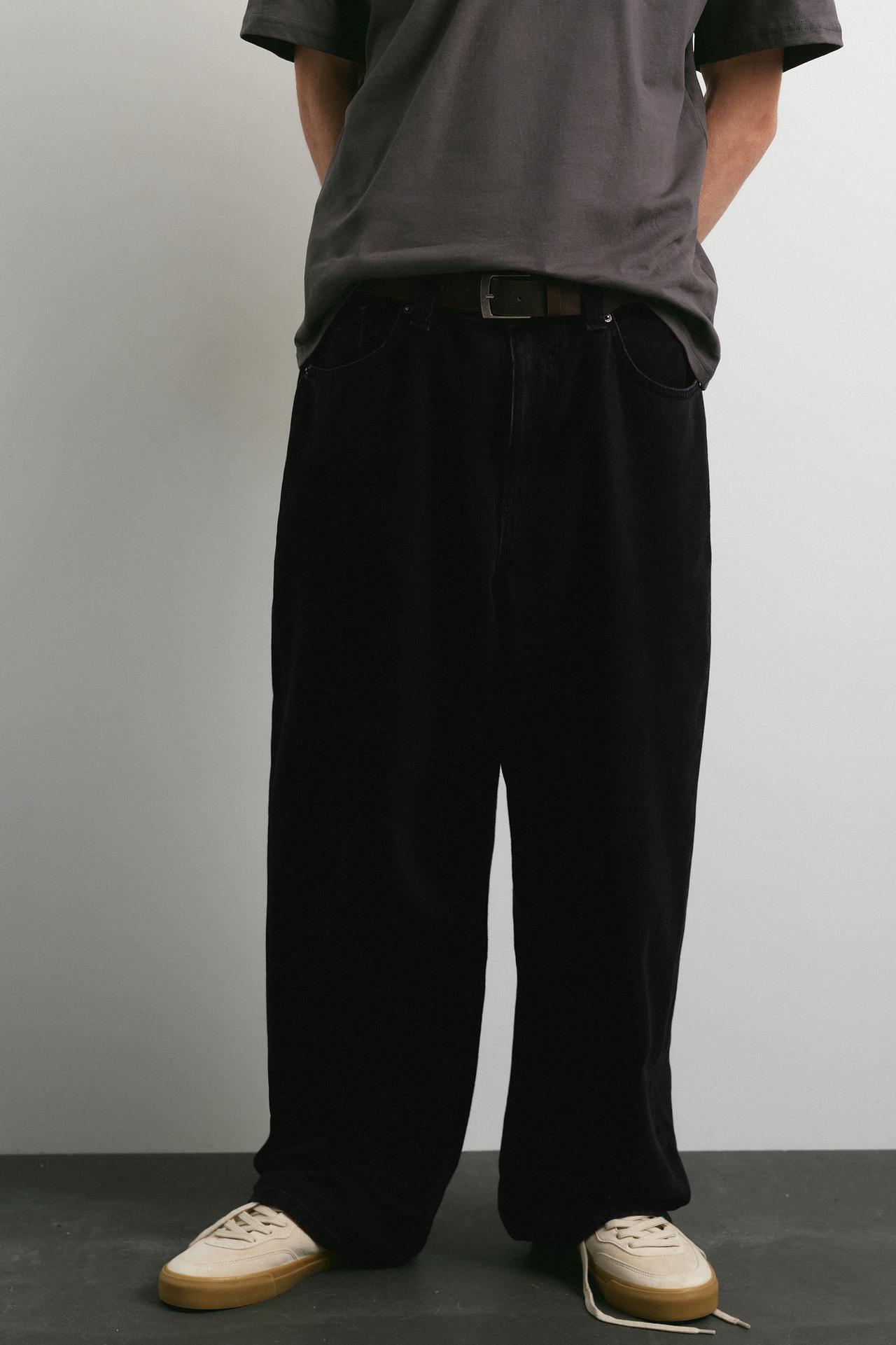 Baggy relaxed fit jeans — Black