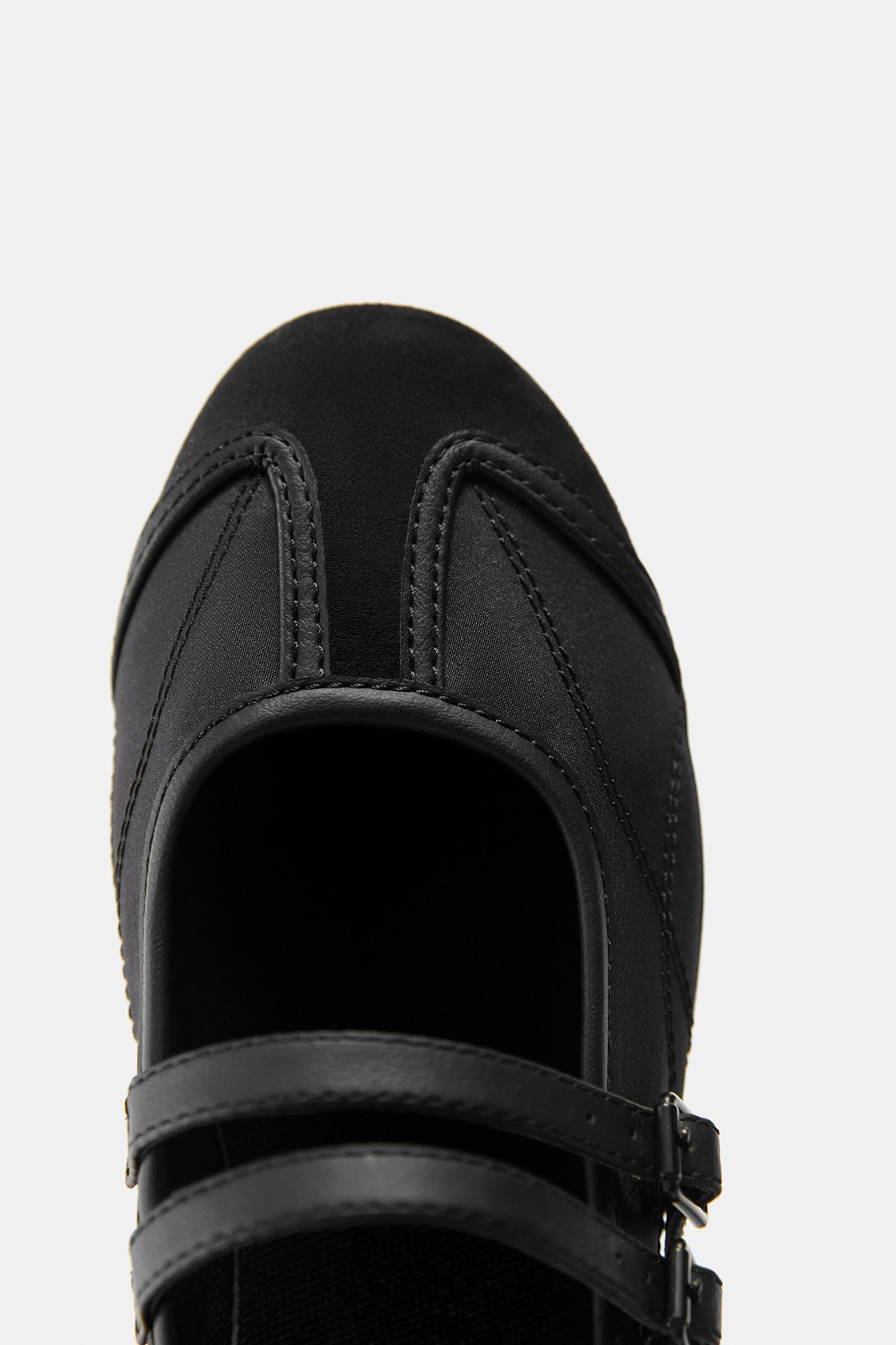 Sports ballet flats — Black