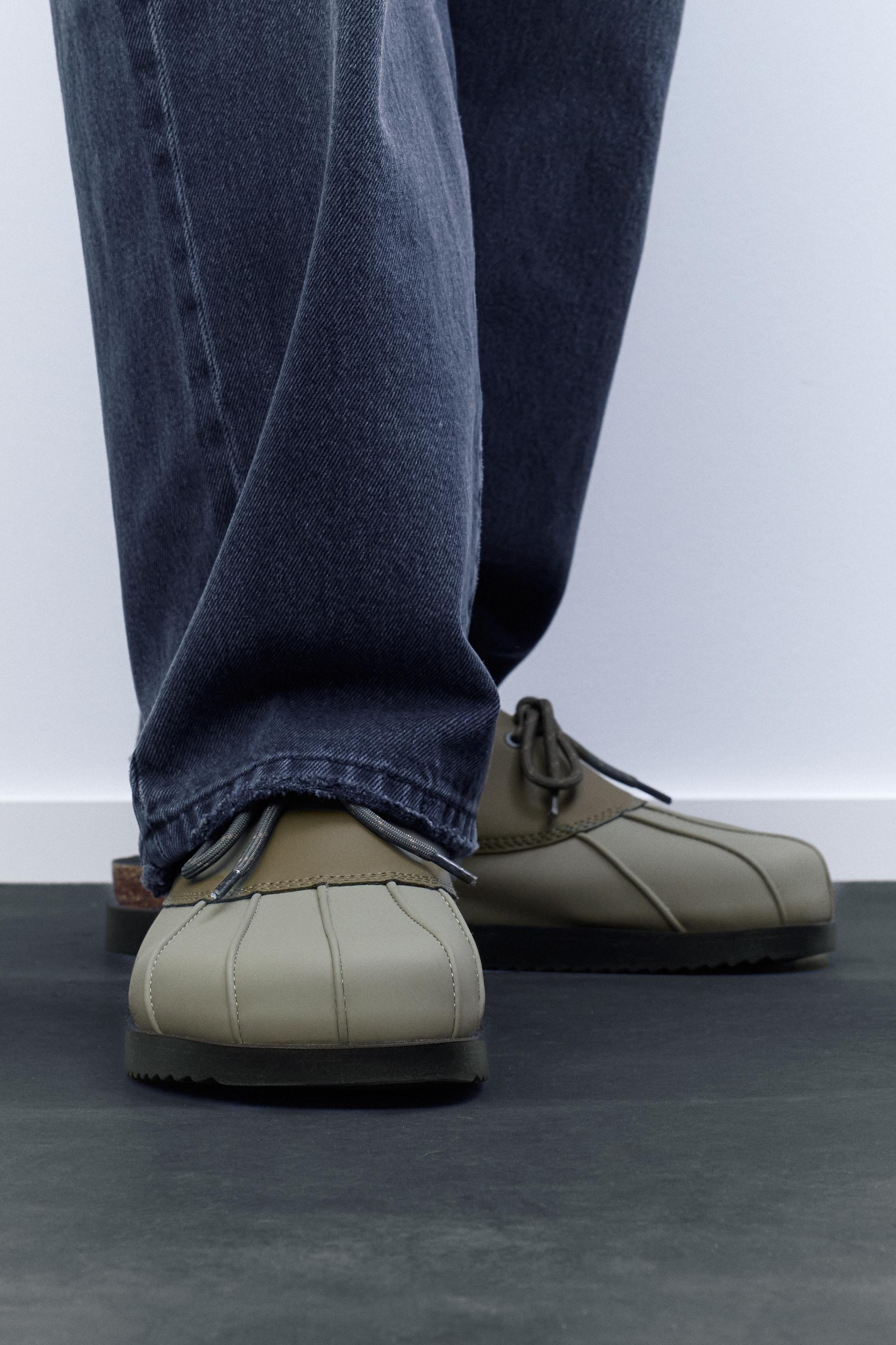 Lace-up STWD clogs — Green