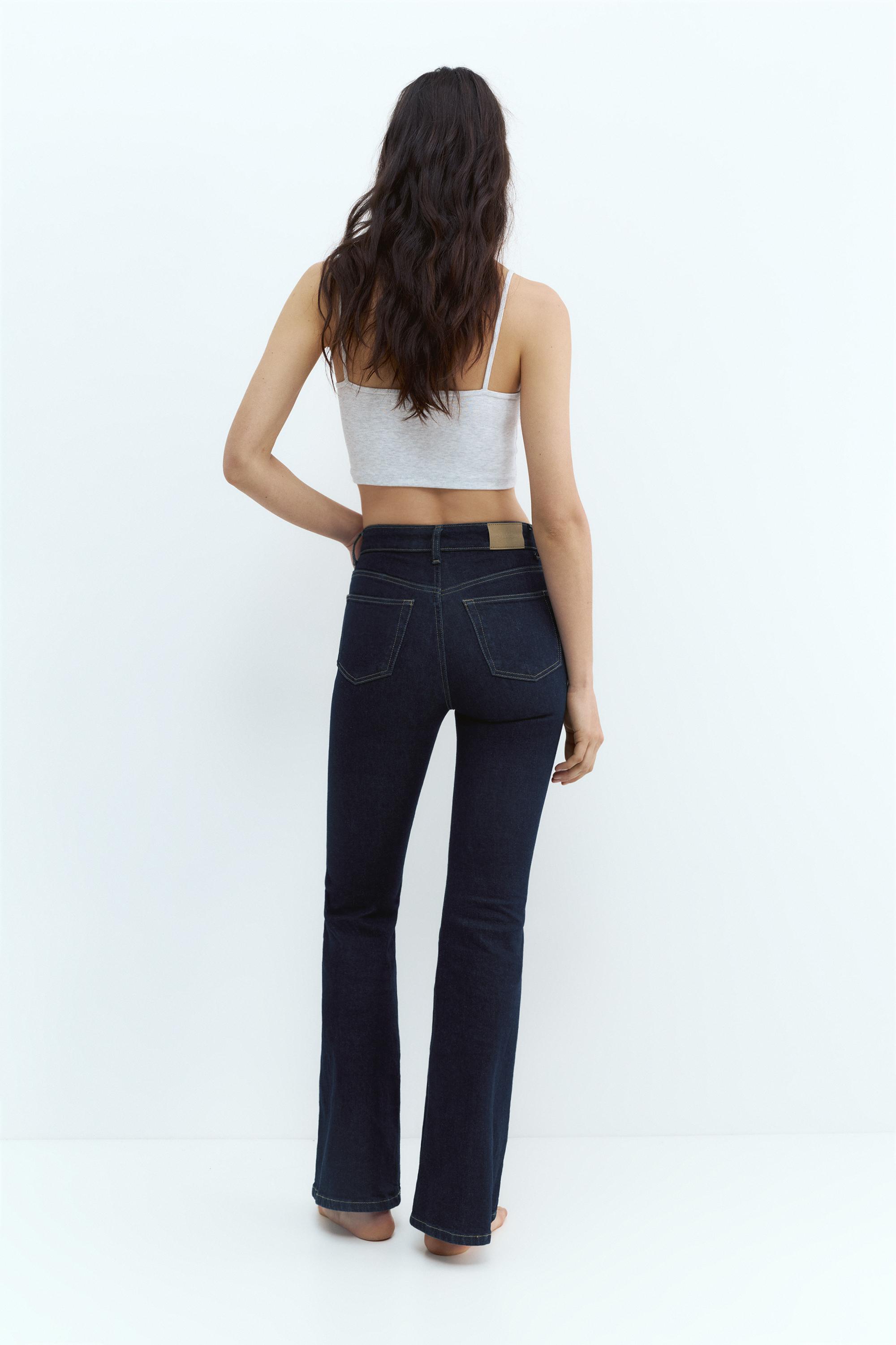 Yüksek bel çan paça jean - Görsel 38