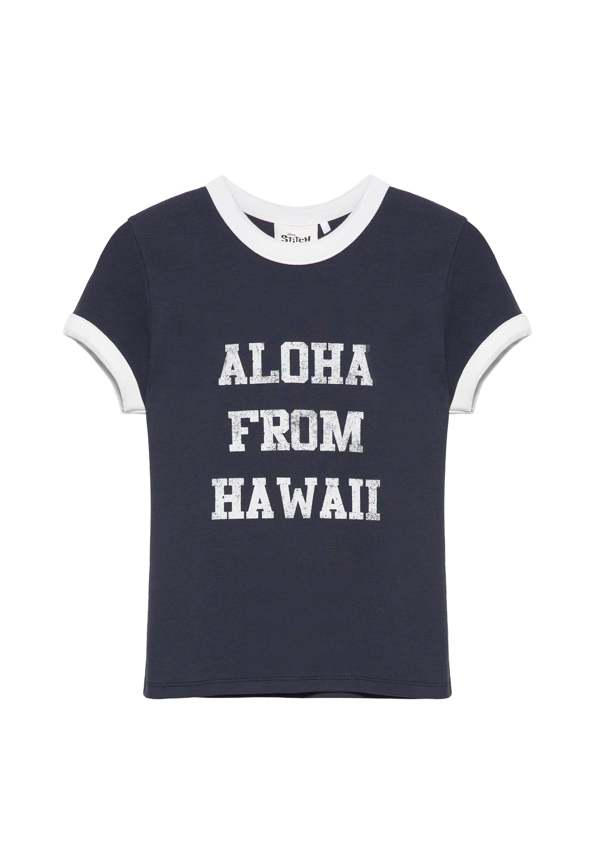 Lilo & Stitch slim fit T-shirt — Navy