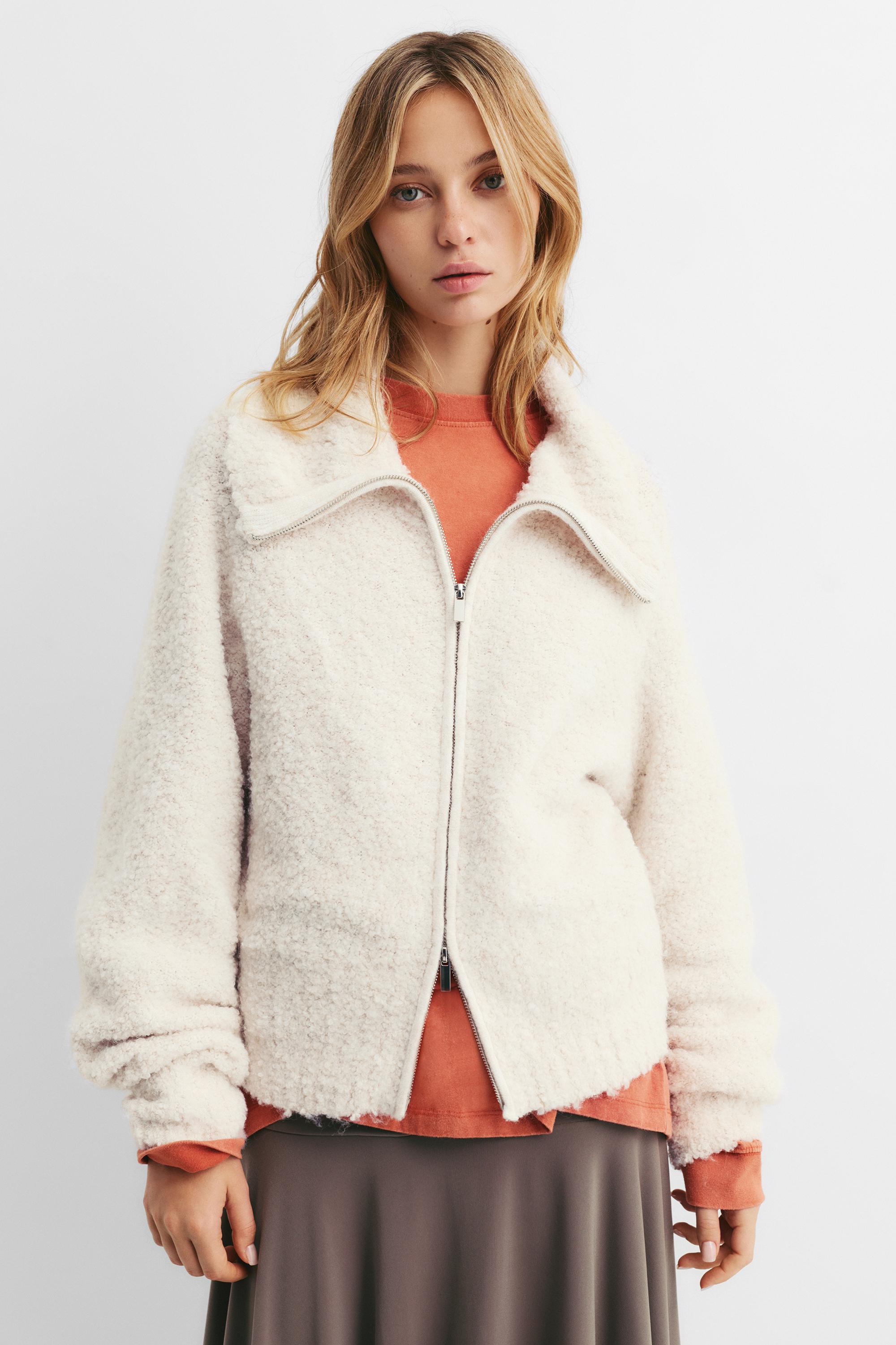 トップス Herlipto Crillon Boucle Cardigan Swan Herlipto Crillon Boucle Cardigan Swan Her lip to - herlipto